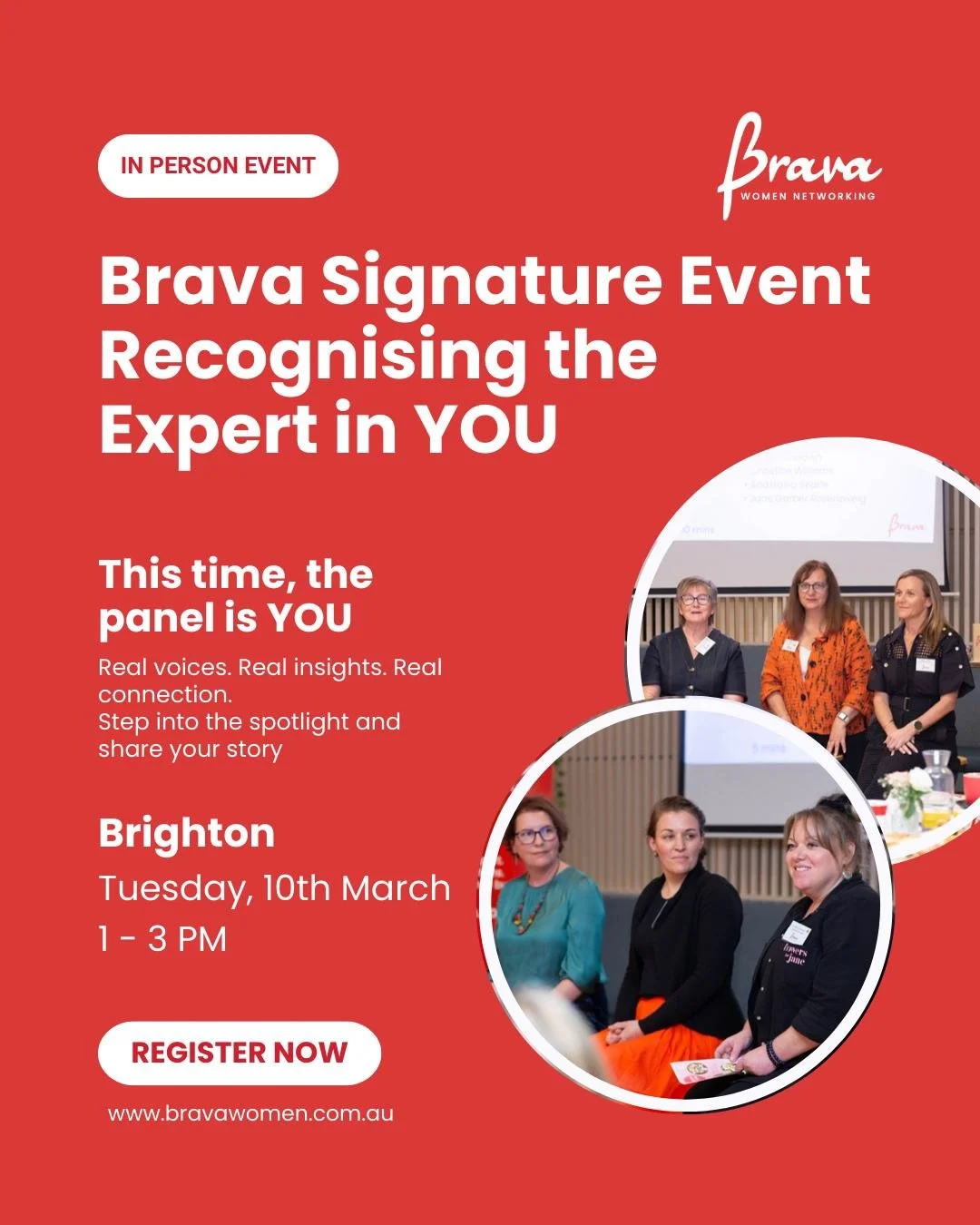 This March in Brighton we&rsquo;re celebrating International Women&rsquo;s Day a little differently and it&rsquo;s going to be powerful.

There&rsquo;s no keynote speaker. Our first panel event for 2026 is built around one simple idea, the expert is 