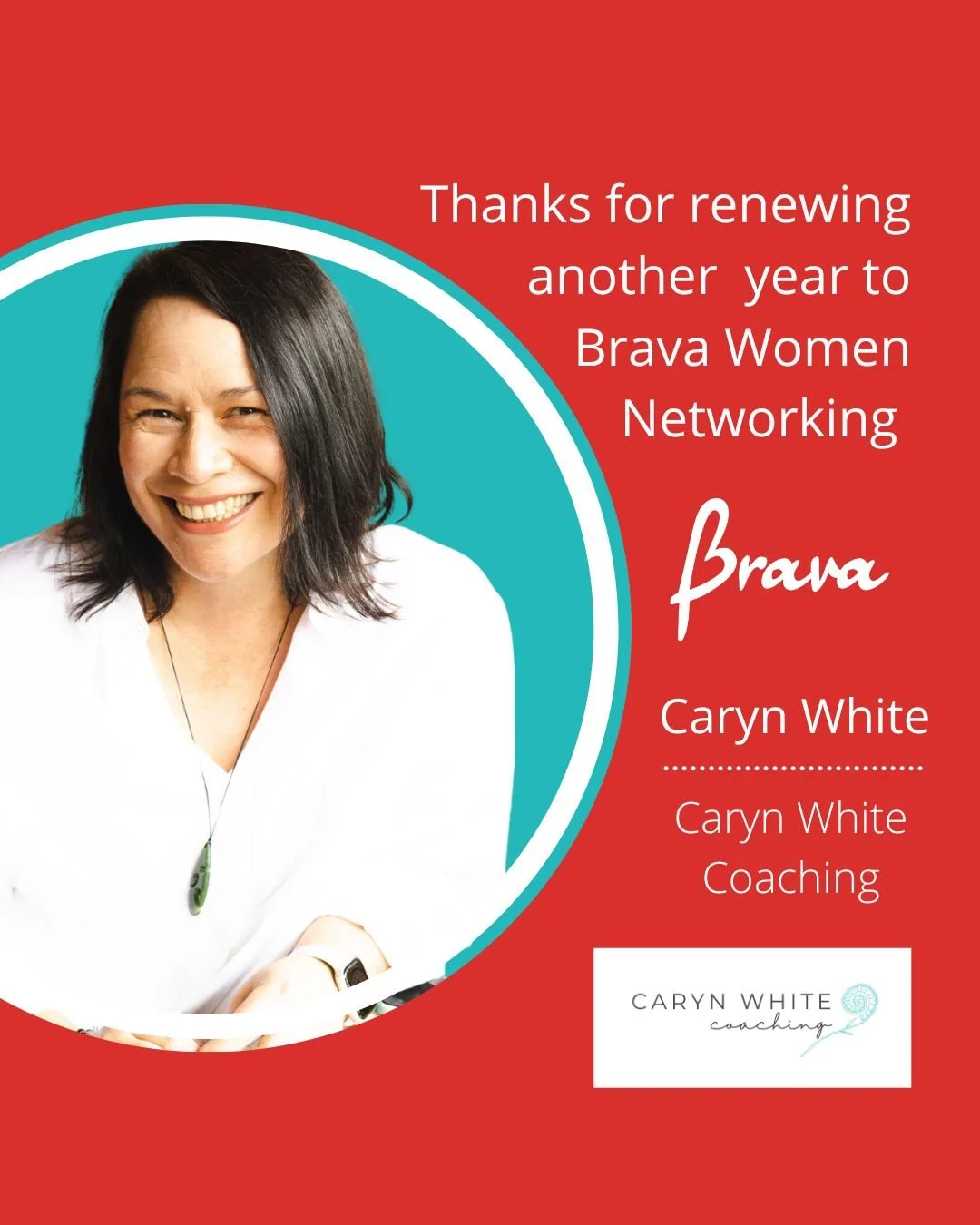 👏🏻 Please join us in Welcoming @thecarynwhite of Caryn White Coaching for another year as a valued member. We&rsquo;re excited that you are renewing and thrilled to have you in our Brava Women Members-only group for another year.

If you want to fi
