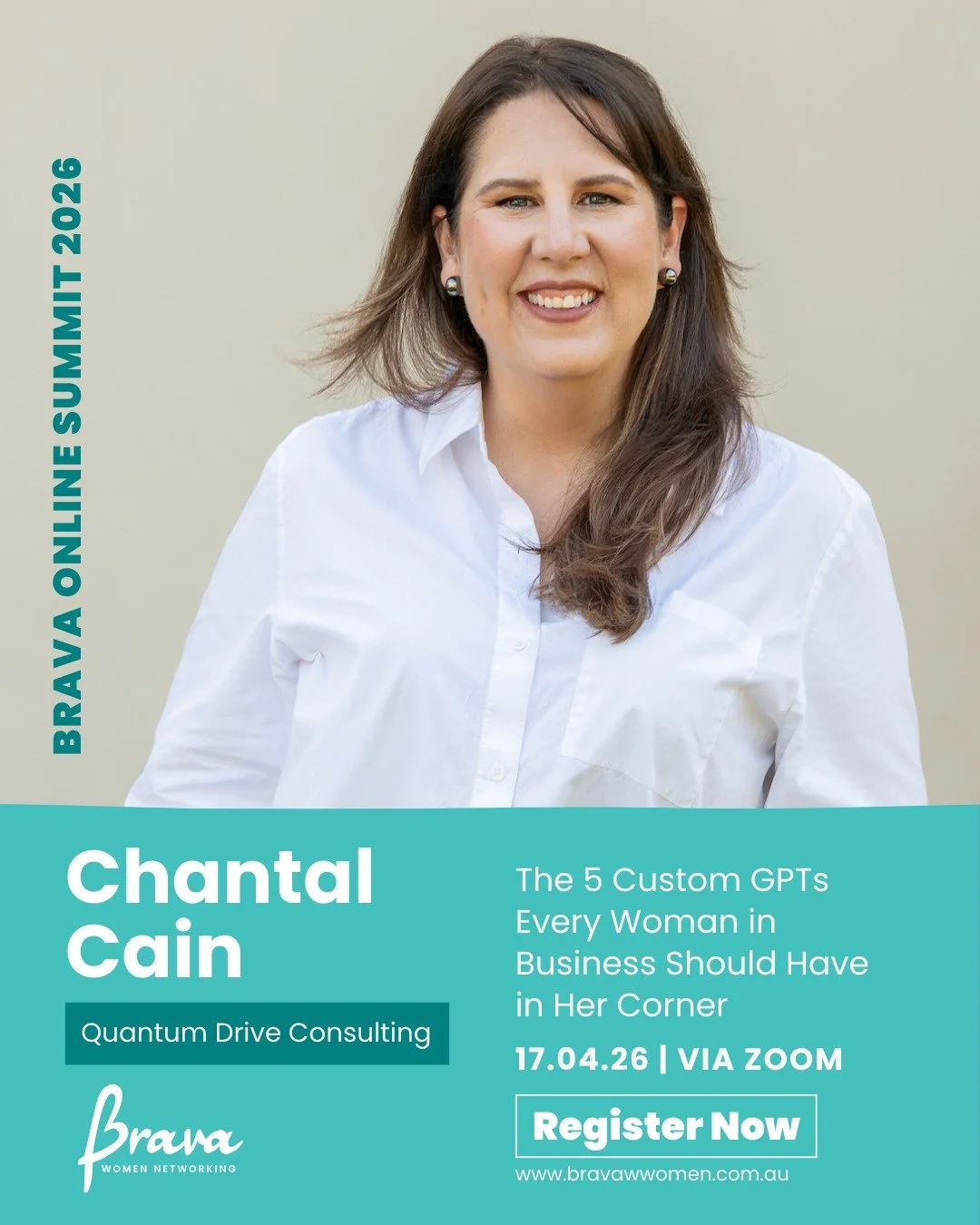 Have you been hearing about AI everywhere, but not quite sure how to actually use it in your business?

For many women in business, AI feels interesting&hellip; but also overwhelming or unclear.

At the Brava Women Online Summit, Chantal Cain @quantu
