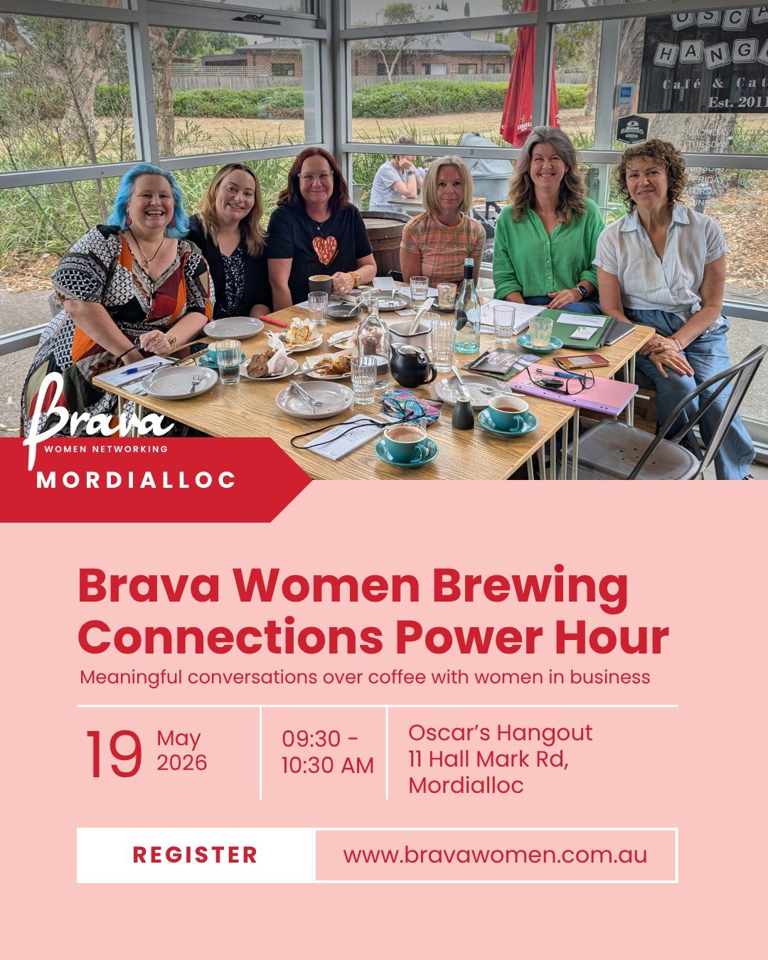 Brava Brewing Connections in Mordialloc is back this May.

Our last gathering sold out, and it&rsquo;s easy to see why. These sessions create a space where conversations feel natural, ideas are shared openly, and connections happen with ease.

It&rsq