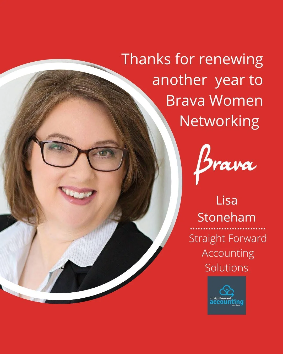 👏🏻 Please join us in welcoming Lisa Stoneham of @sfaccounting for another year as a valued member. We&rsquo;re excited that you are continuing with us and thrilled to have you in our Brava Women Members-only group for another year.

If you want to 