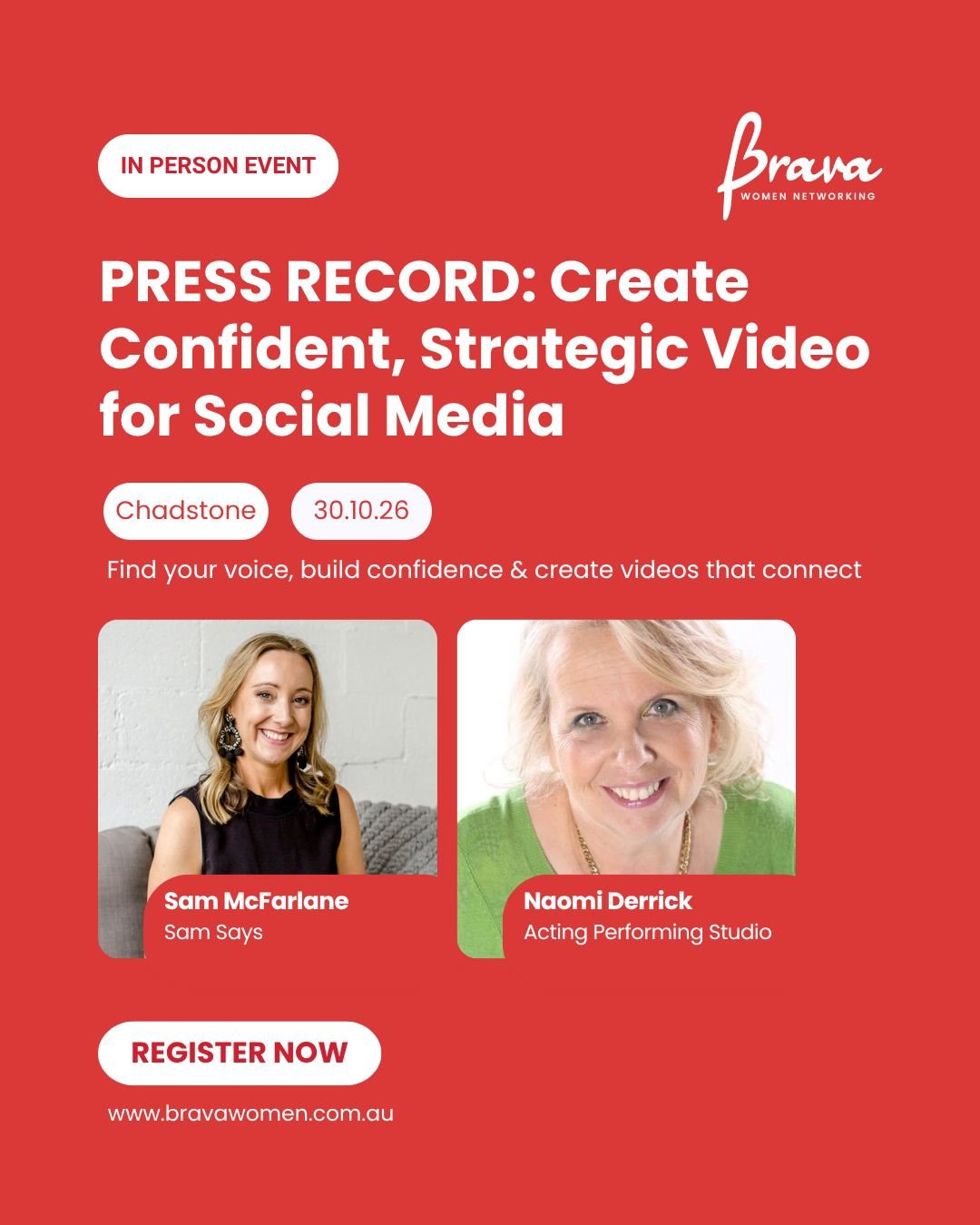 3 DAYS TO GO! Ready to feel more confident on camera? 🎥

You don't need to be a natural in front of the camera to create videos that connect. And you don't need to have it all figured out before you start.

Sometimes, you just need a clearer idea of