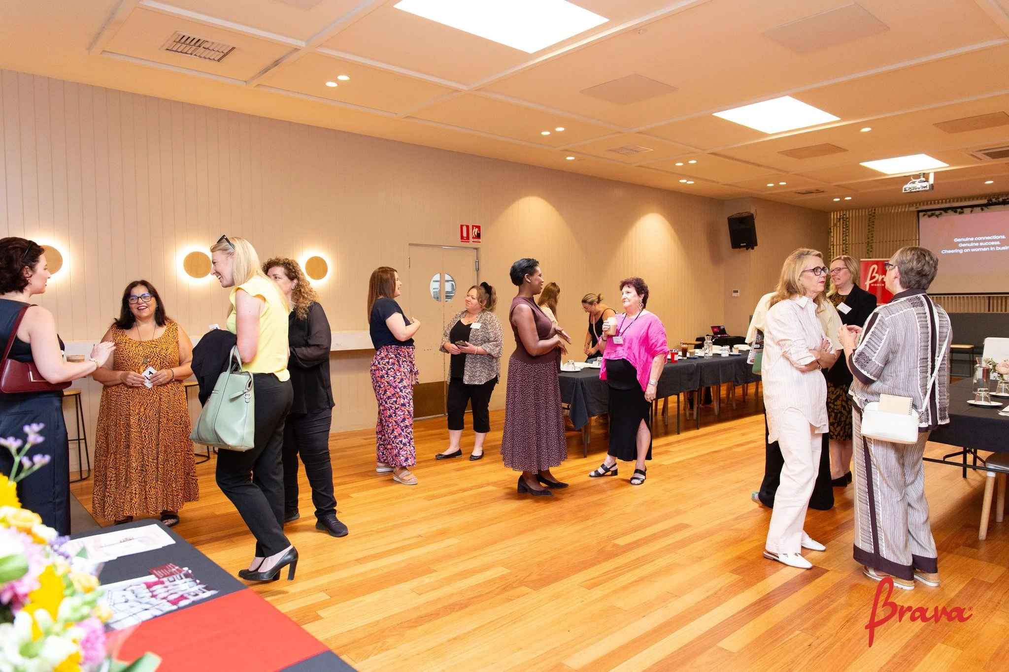 What if networking gave you more than a handful of new contacts?

At Brava Collaboration Lab, the idea is simple: bring women together to help each other work through real business challenges and opportunities.

After our Marketing Minute, we'll move