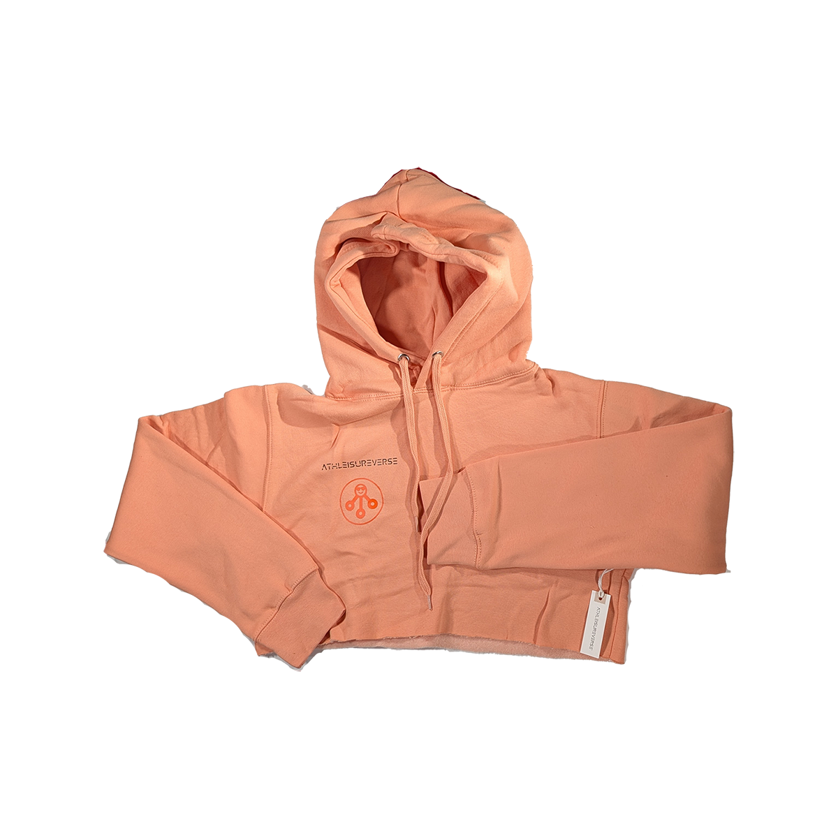 ATHLEISUREVERSE STORE CROPPED FLEECE HOODIE JOGGER SET Peach 1.png