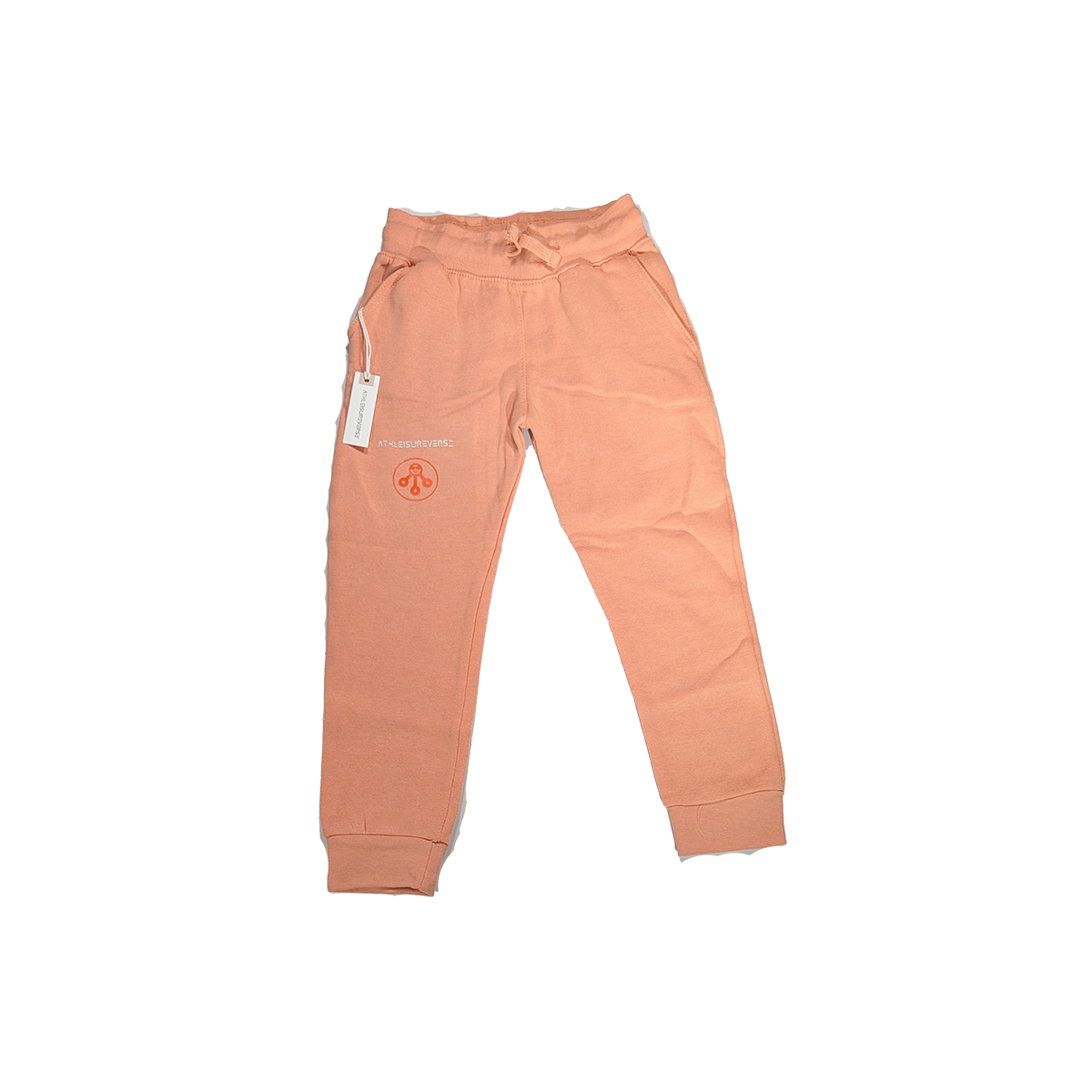ATHLEISUREVERSE CLASSIC FLEECE HOODIE JOGGER YOUTH SET Peach 2.png