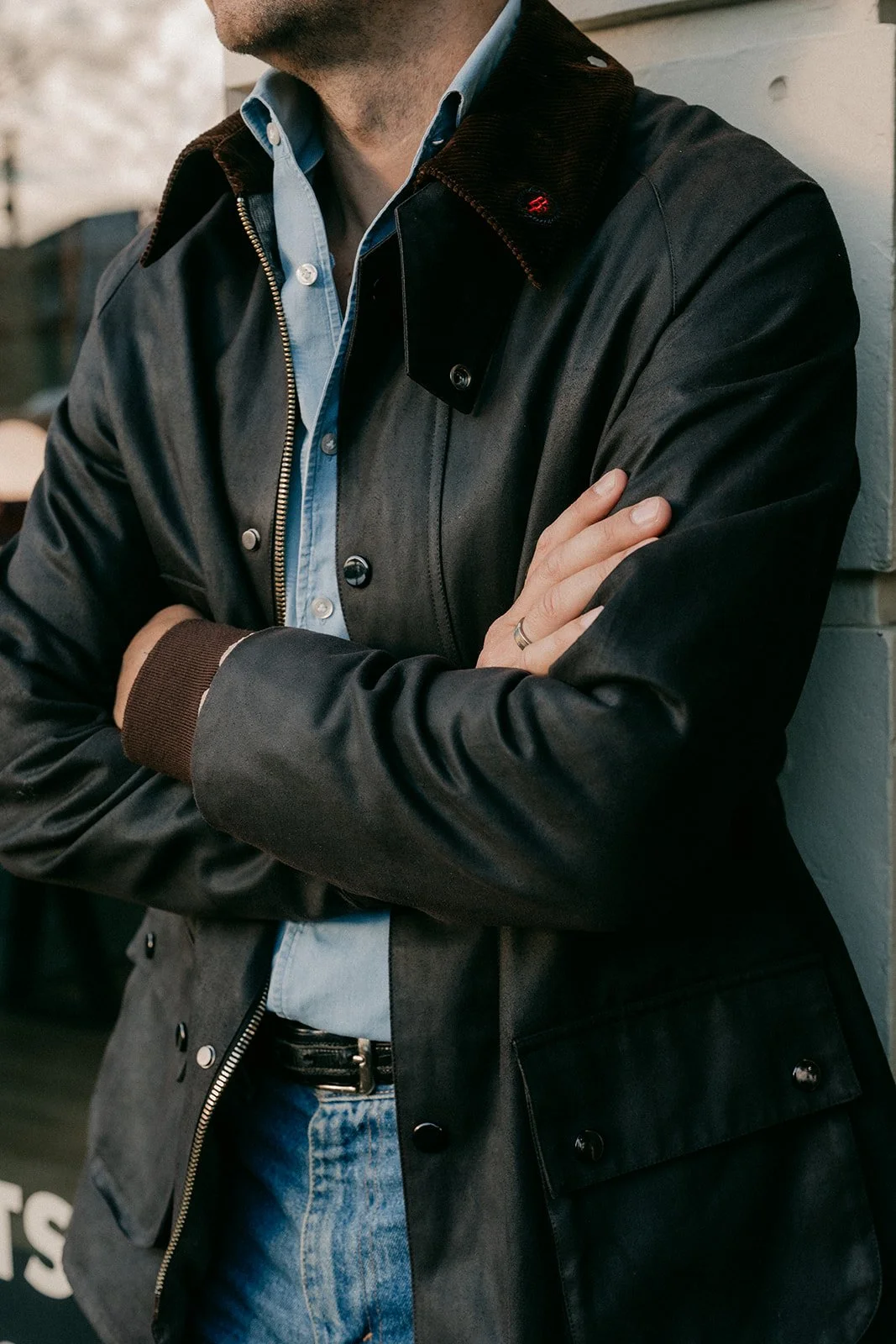 The waxed jacket