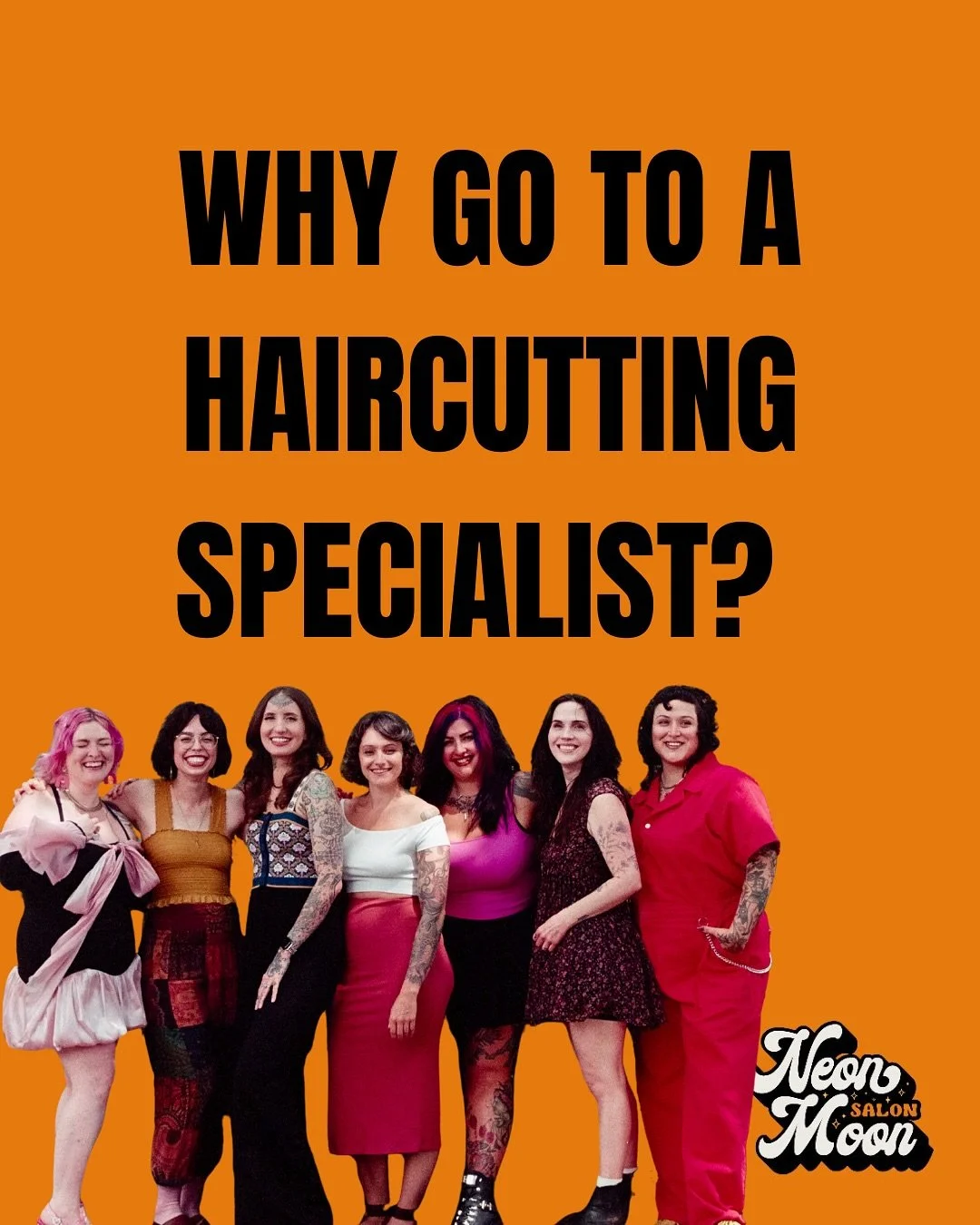 WHY GO TO A HAIRCUT SPECIALIST❔

🧡 By focusing all of our intention and education on haircutting, we are experts in our craft and excel in cutting all textures, lengths, and styles.

🧡 Our experience enables us to provide expert consultations to un