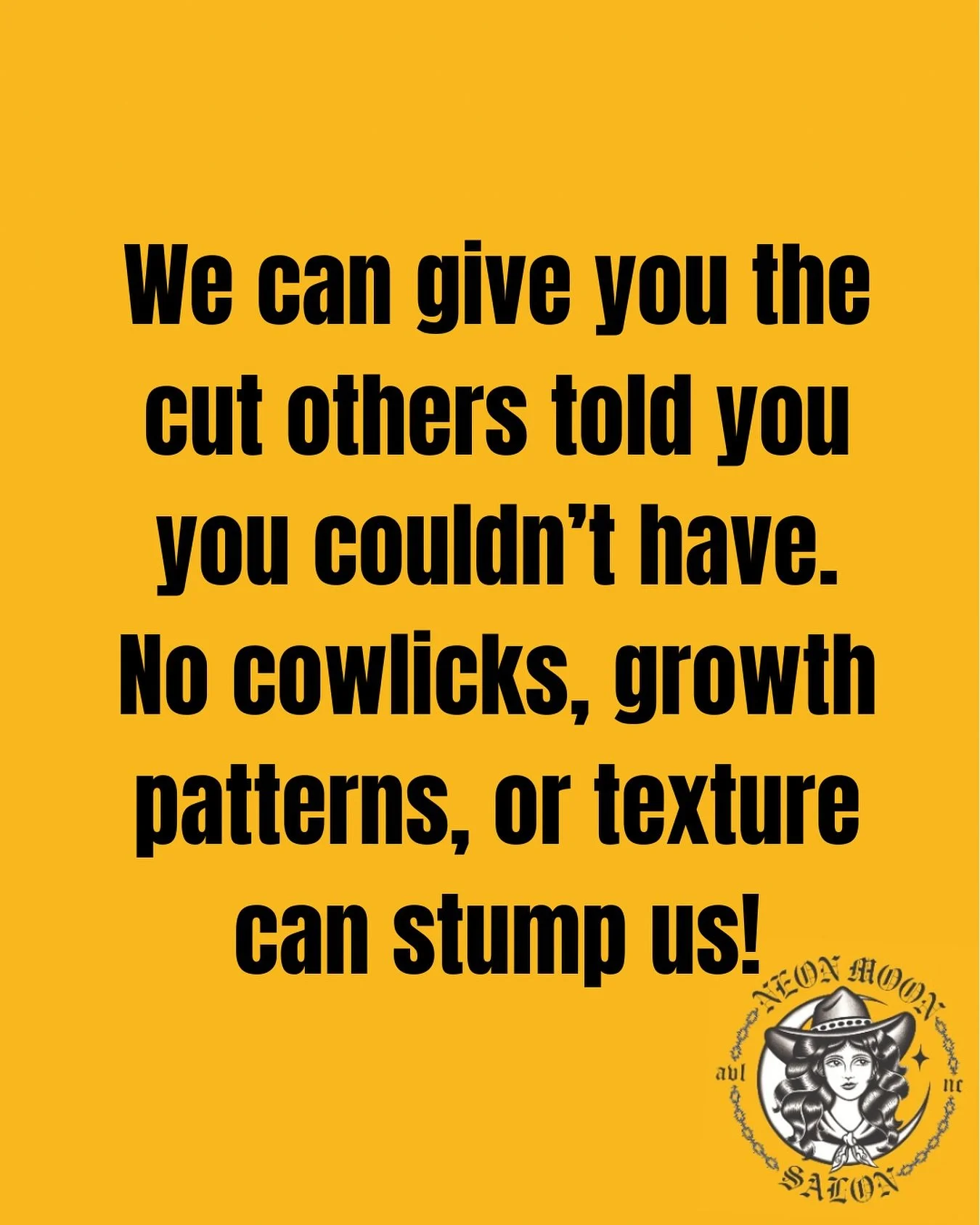 Have you ever been told you can&rsquo;t have bangs? That the cut you want won&rsquo;t &lsquo;work&rsquo; for your face shape?! Or struggled to find a cut/stylist that truly knows how to cut your hair texture? Look no further!!! WE GOT YOU!

Our exper