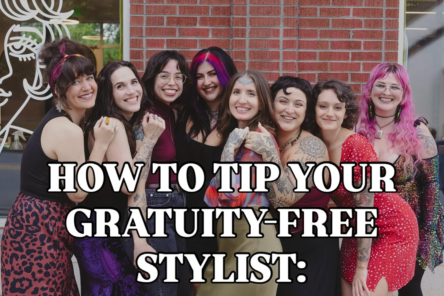 HOW TO TIP YOUR GRATUITY-FREE STYLIST: 

✨ Leave a review - Google, Vagaro (our booking site), and yelp are great! It really helps other folks looking to book with us 🧡

✨ Refer a friend - we LOVE referrals!!! There is no bigger compliment than refe