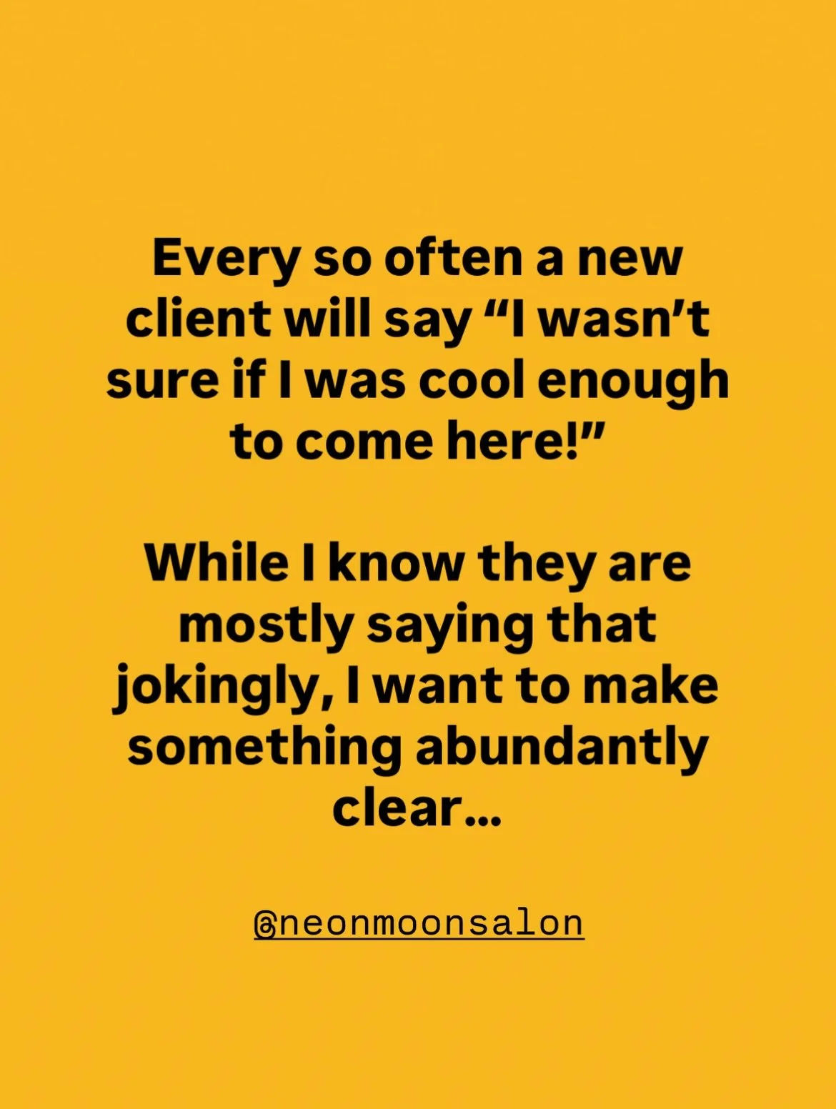 Come as you are 🫶