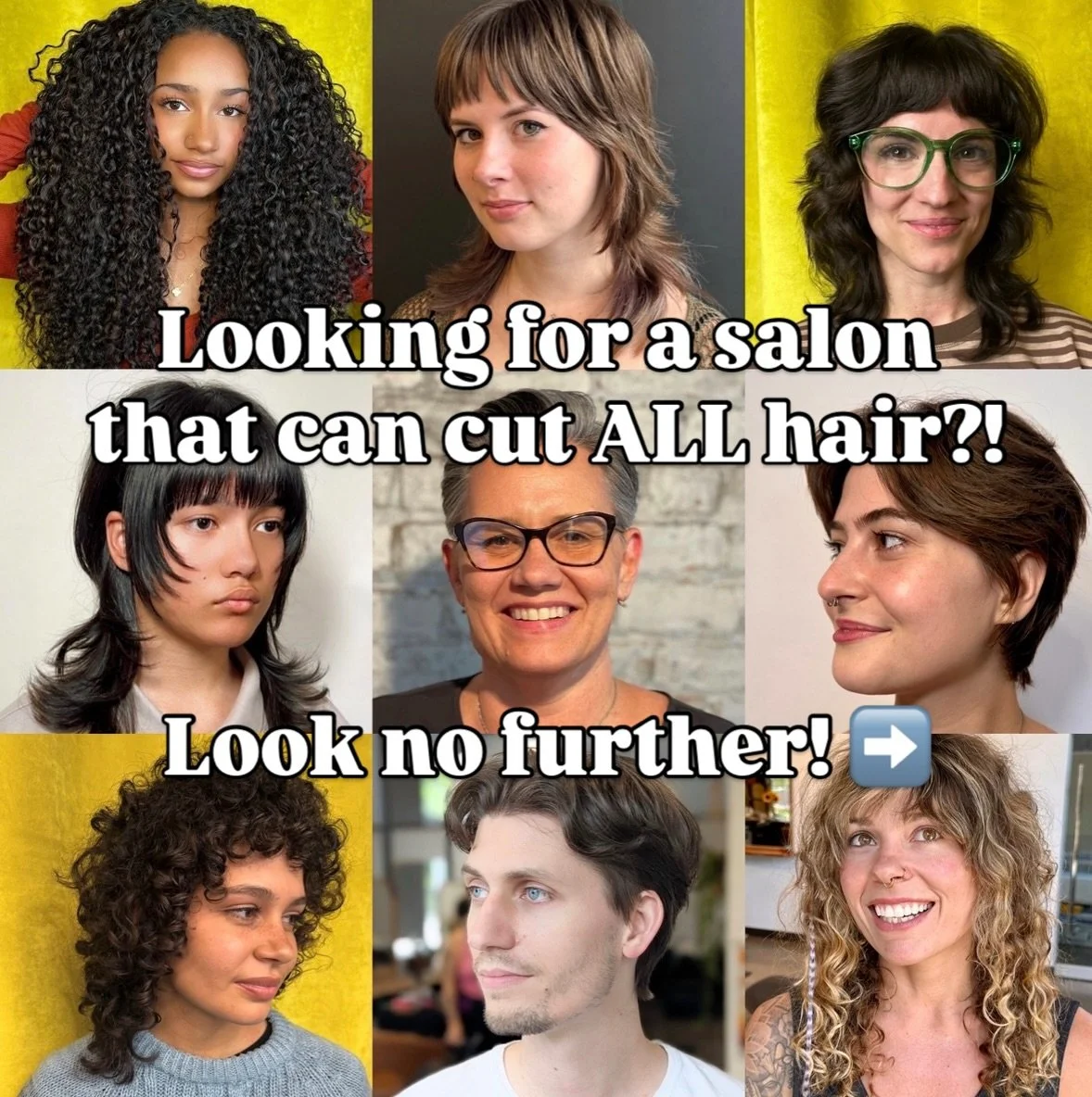 Our stylists are haircut specialists well versed in ALL hair textures, densities, and styles ✂️

Haven&rsquo;t trouble getting that *exact* cut you want?
Send us a text, give us a call, email or book online &hearts;️

☎️ 828.357.7481
💌 hello@theneon