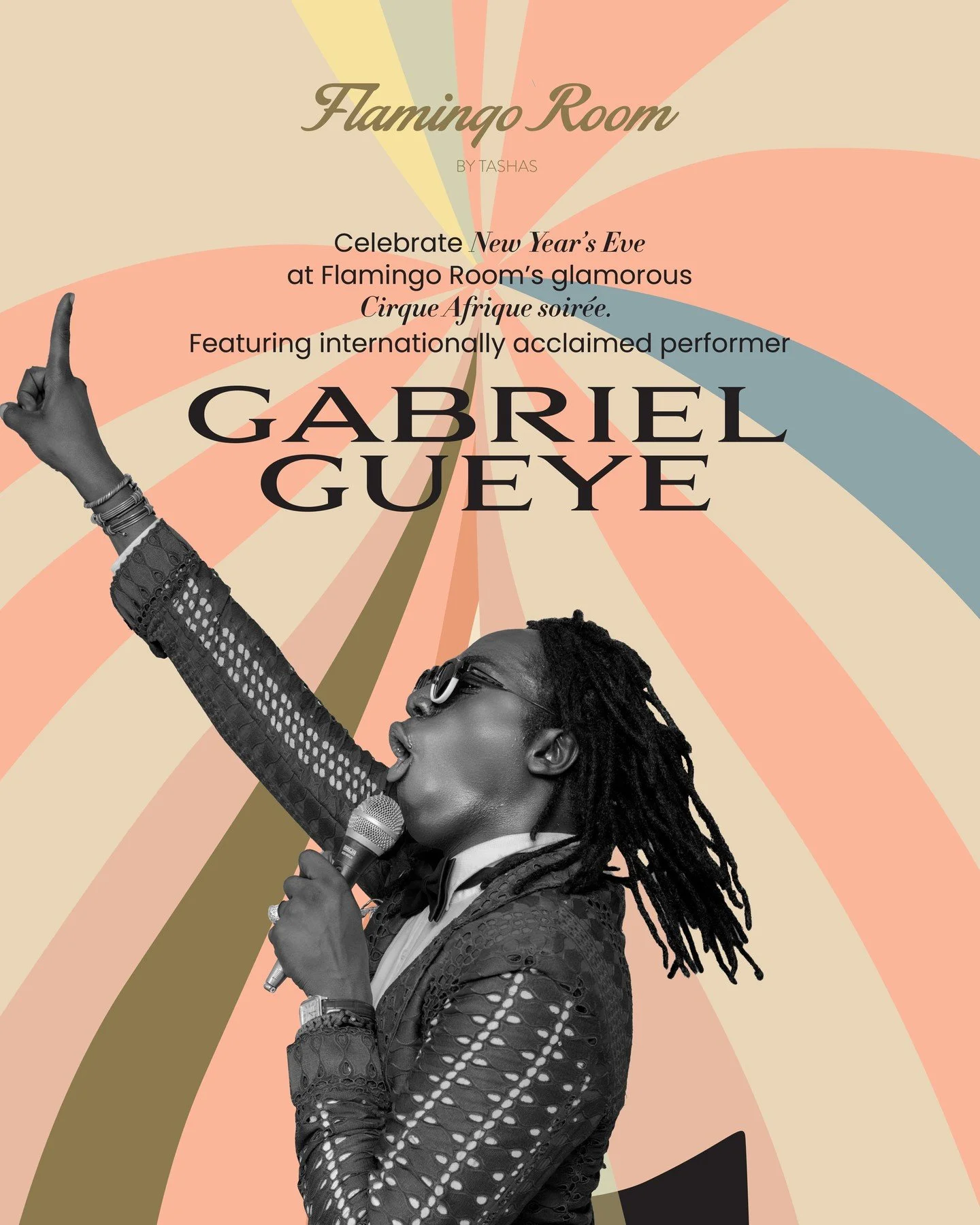 Celebrate New Year&rsquo;s Eve at Flamingo Room at our glamorous Cirque Afrique soir&eacute;e. ⁠
⁠
Champagne and oysters on arrival, followed by an exquisite a la carte menu and a curated wine list. The evening sparkles with Internationally acclaimed