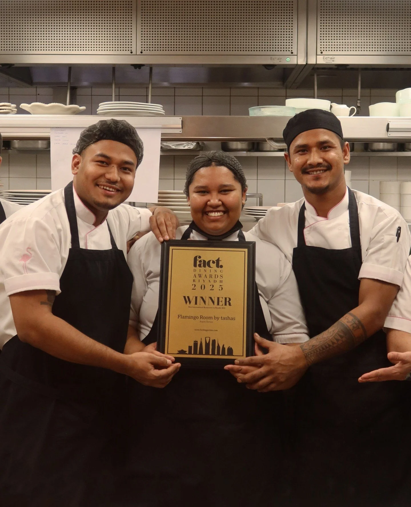 We are proud to share that Flamingo Room by tashas has been awarded Best International Restaurant at the FACT Dining Awards Riyadh 2025.⁠
⁠
A heartfelt thank you to @FACTMagazine for this recognition, to our remarkable team for their dedication and p