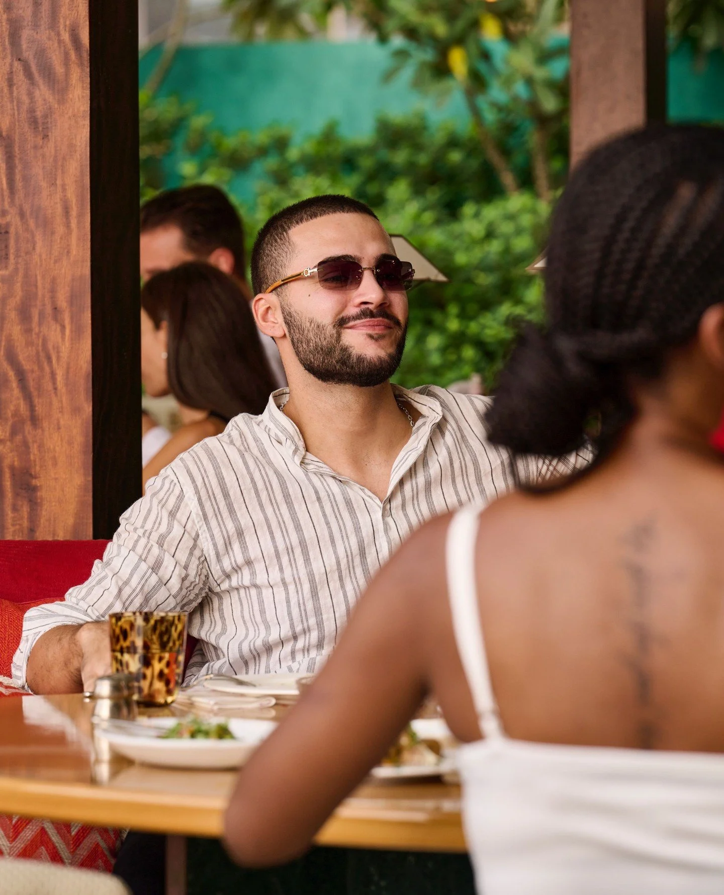 Golden hour, the Flamingo way.⁠
⁠
Join us daily from 4 to 7pm on the terrace at African Lounge for Sunset Social. Sip on a selection of cocktails and mocktails, savour light bites, and take in the beautiful view of Al Maryah Island.⁠
⁠
Walk-ins only.