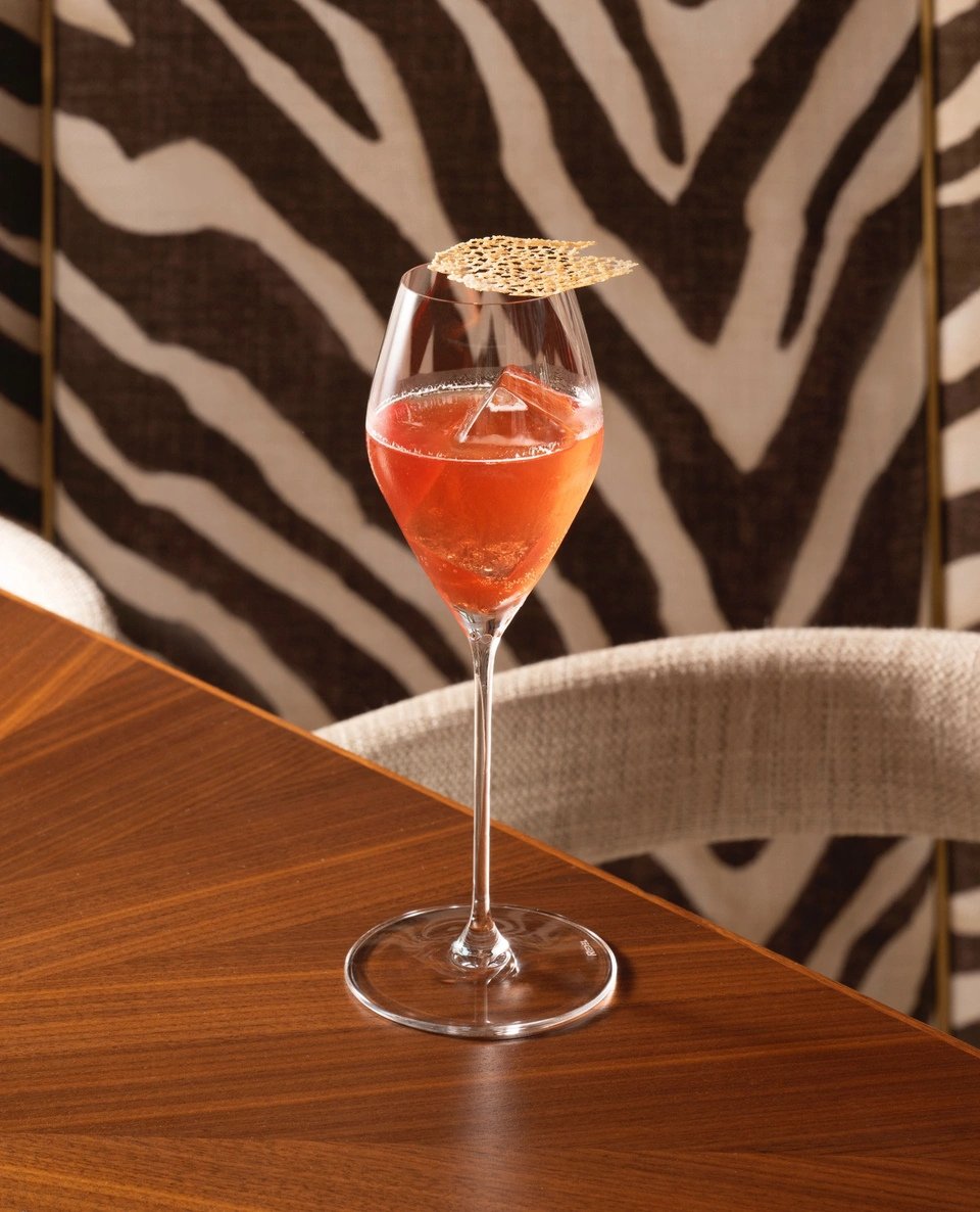 Strawberry Dream.⁠
⁠
A playful take on strawberries and cream, made with coconut and Madagascar vanilla. Light, refreshing and softly effervescent, with a clean, fruit forward finish.⁠
⁠
#flamingoroom #flamingoroombytashas #uaerestaurants #restaurant