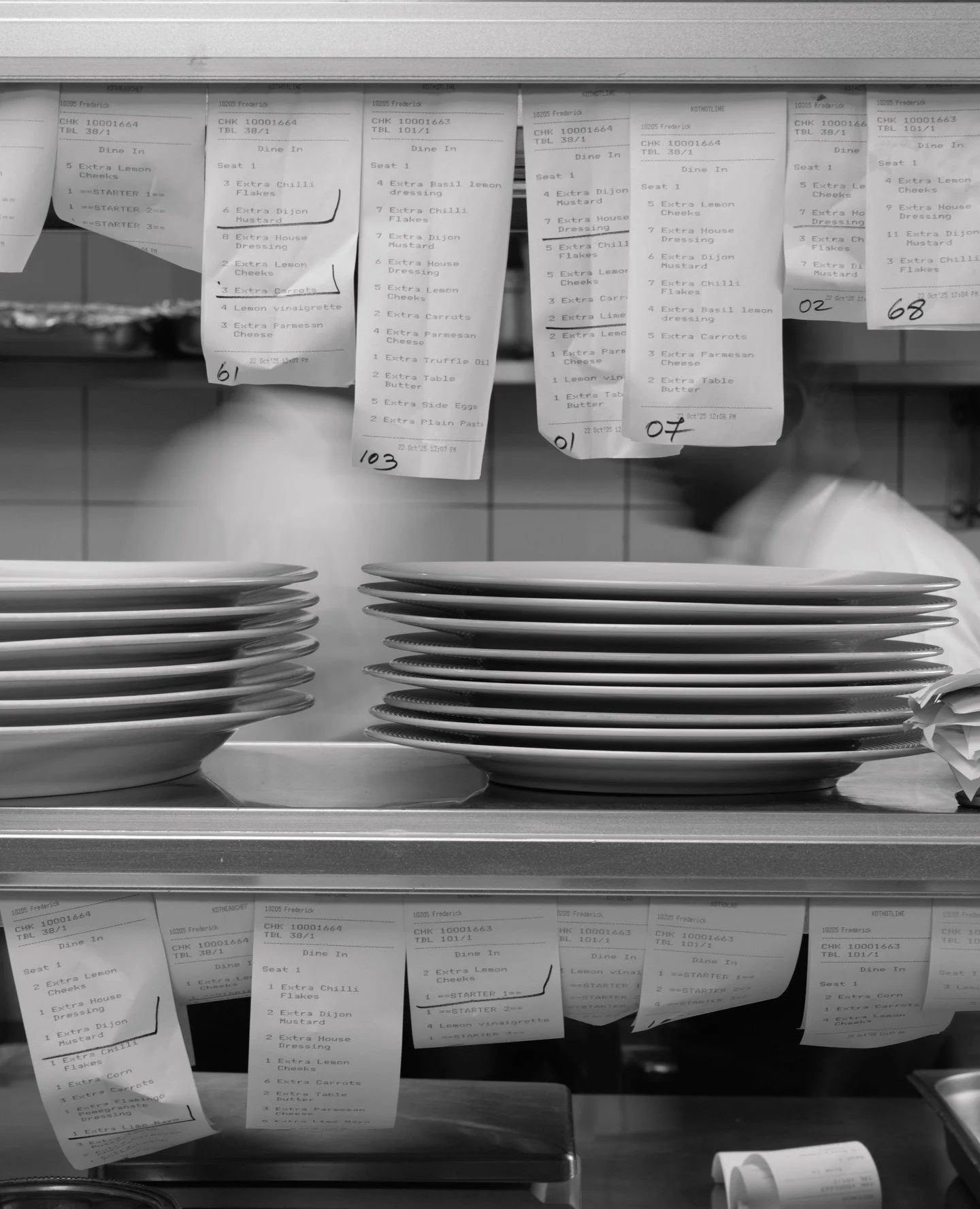 Prep in motion, ingredients being readied and the kitchen focused on every step before the first orders arrive.⁠
⁠
#flamingoroombytashas #restaurantkitchen #behindthescenes #restaurantlife