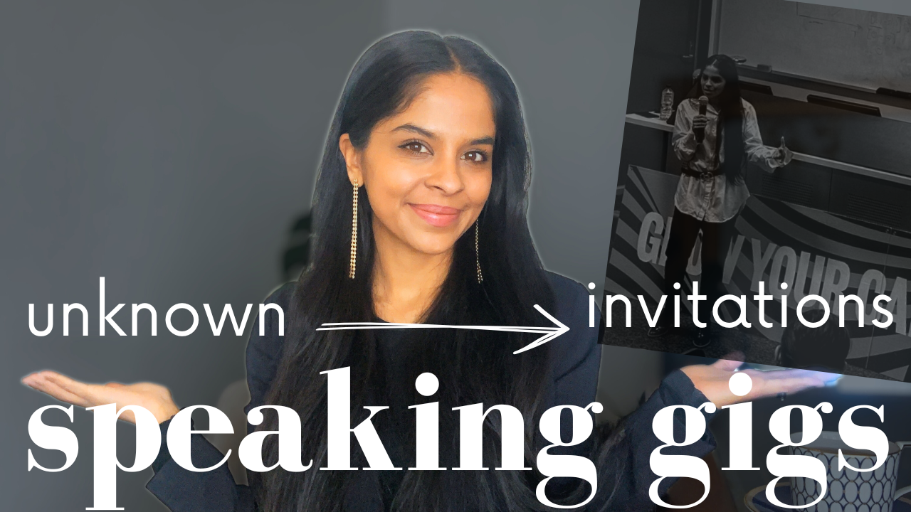 Episode #129. How I Secured My First Speaking Engagements
