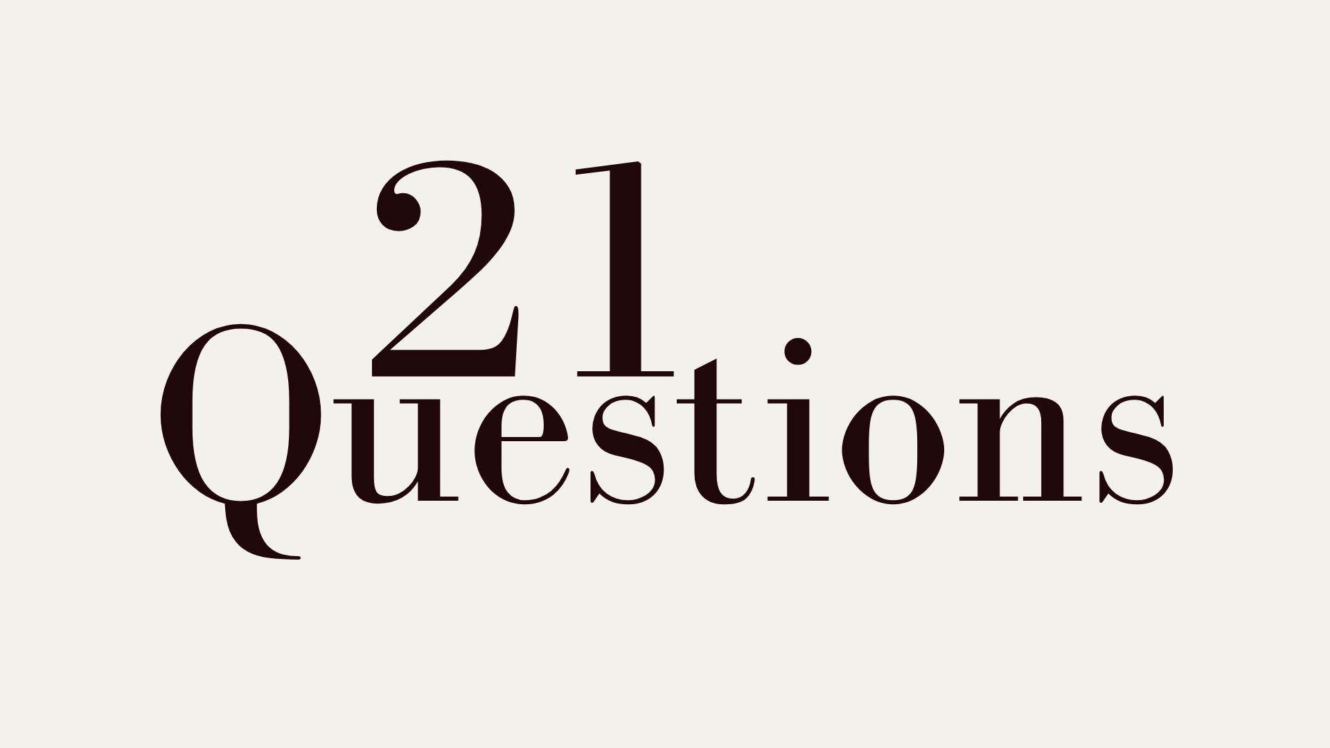 Brand YOU: 21 Questions to reveal your personal brand 