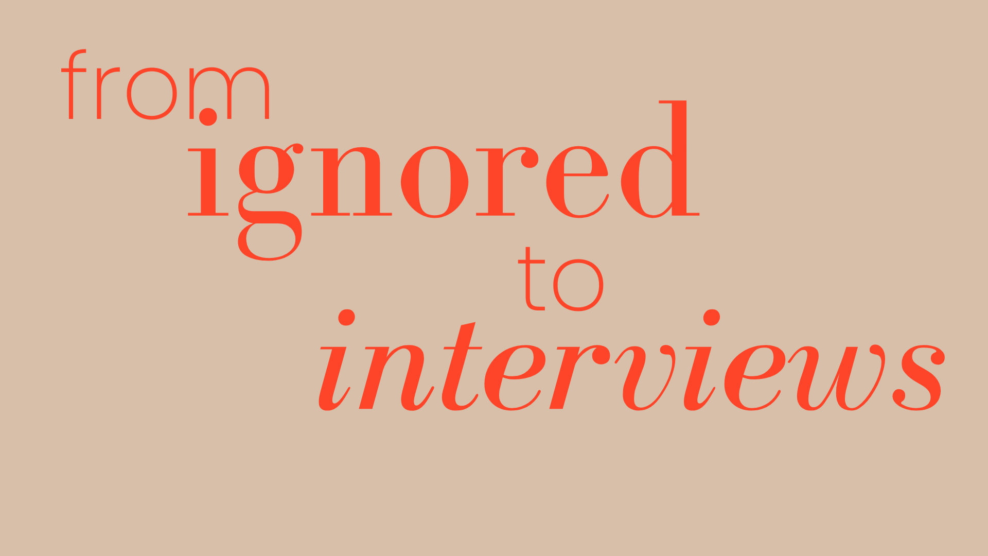 4 Subtle Reasons Your Resume Isn't Working