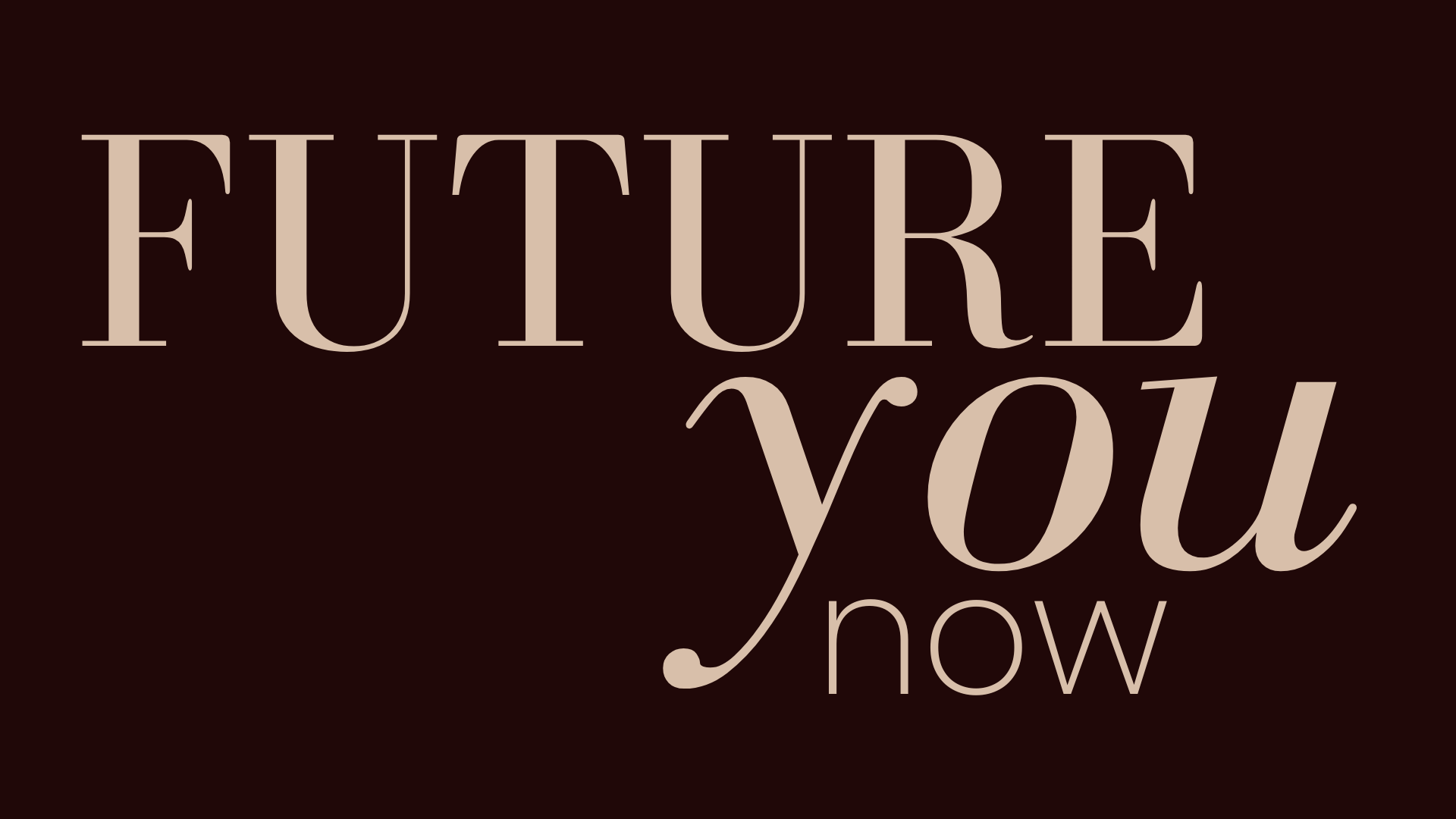 Be Your Future Self&nbsp; Now: Hi Me in 10 Years. The Decisions That Shape Your Future