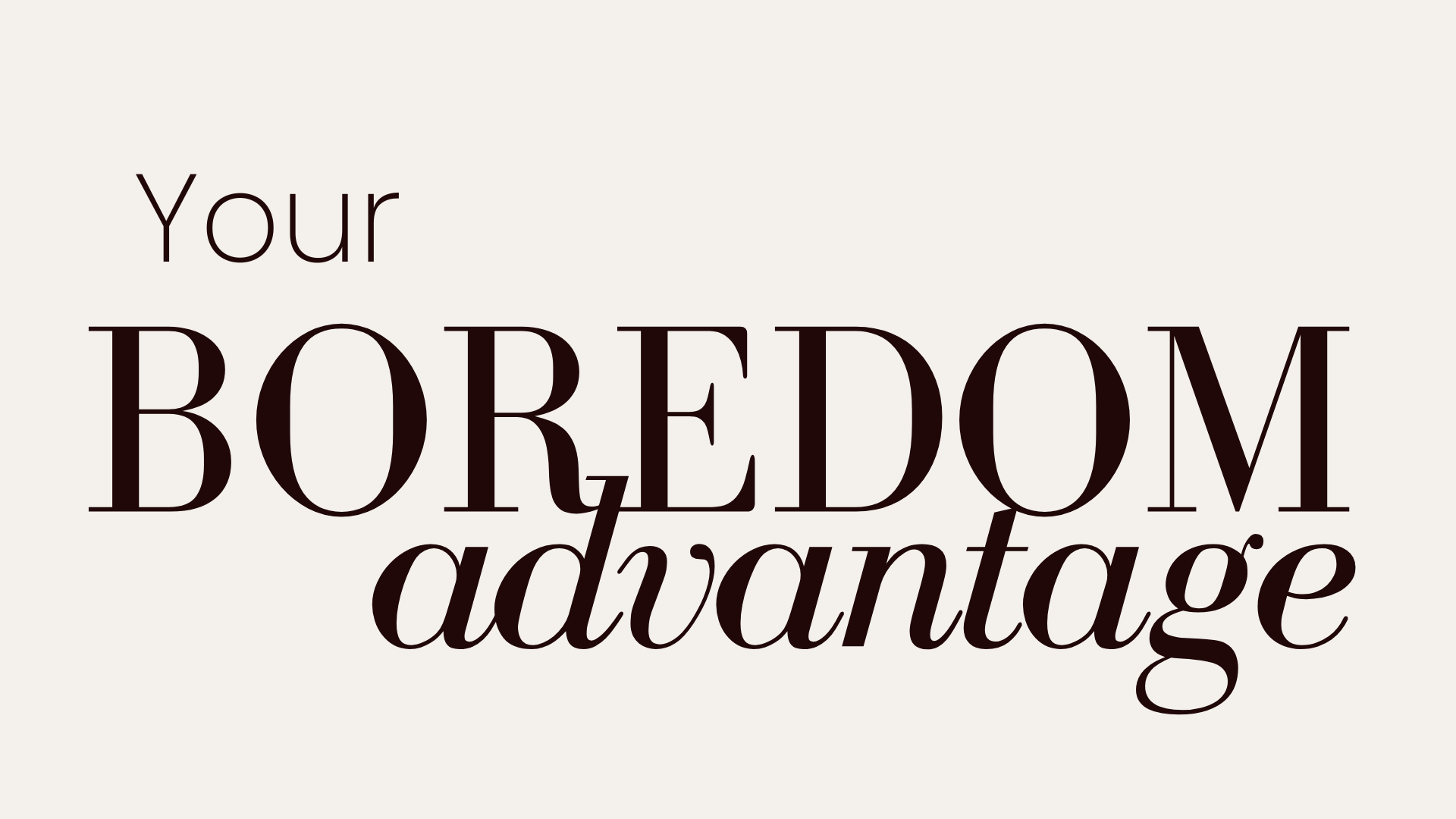 The Boredom Advantage: The Science Behind Why Productivity is Boosted by Pauses