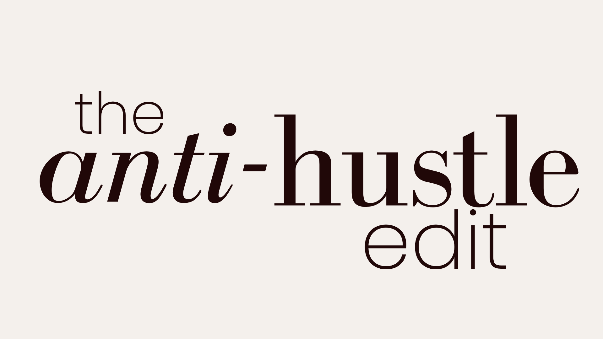 The Effort Illusion: Exit Your Hustle Era Without Shrinking Your Ambition&nbsp;