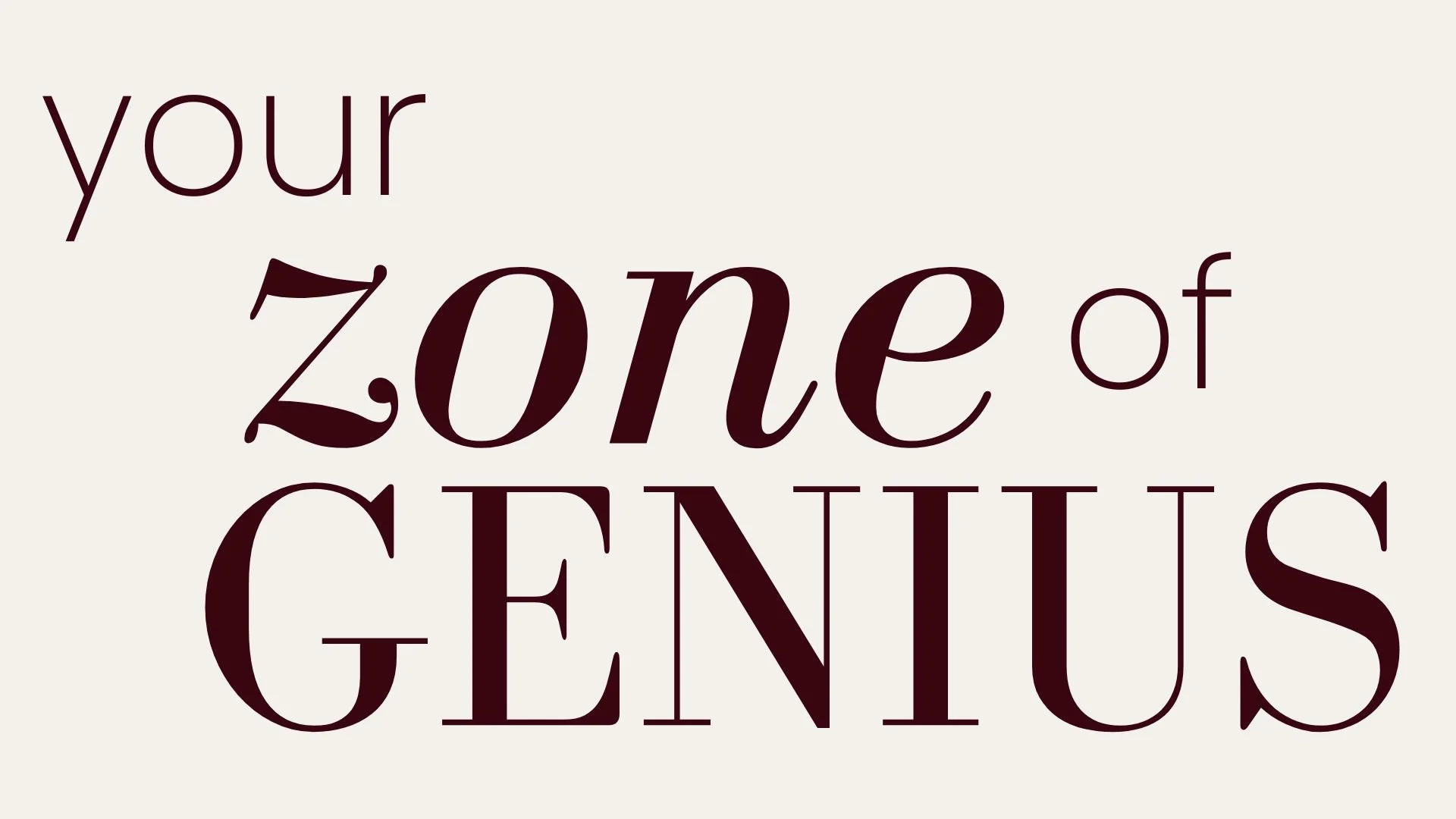 Getting to Your Zone of Genius: Where Your Personal Brand's Potential Begins