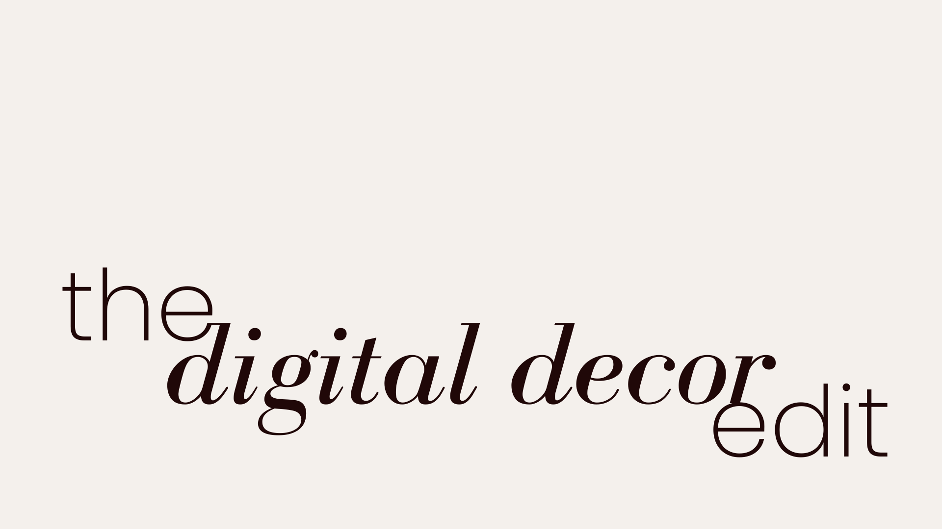 The Digital Decor Edit: Refining Your Online Personal Brand Presence