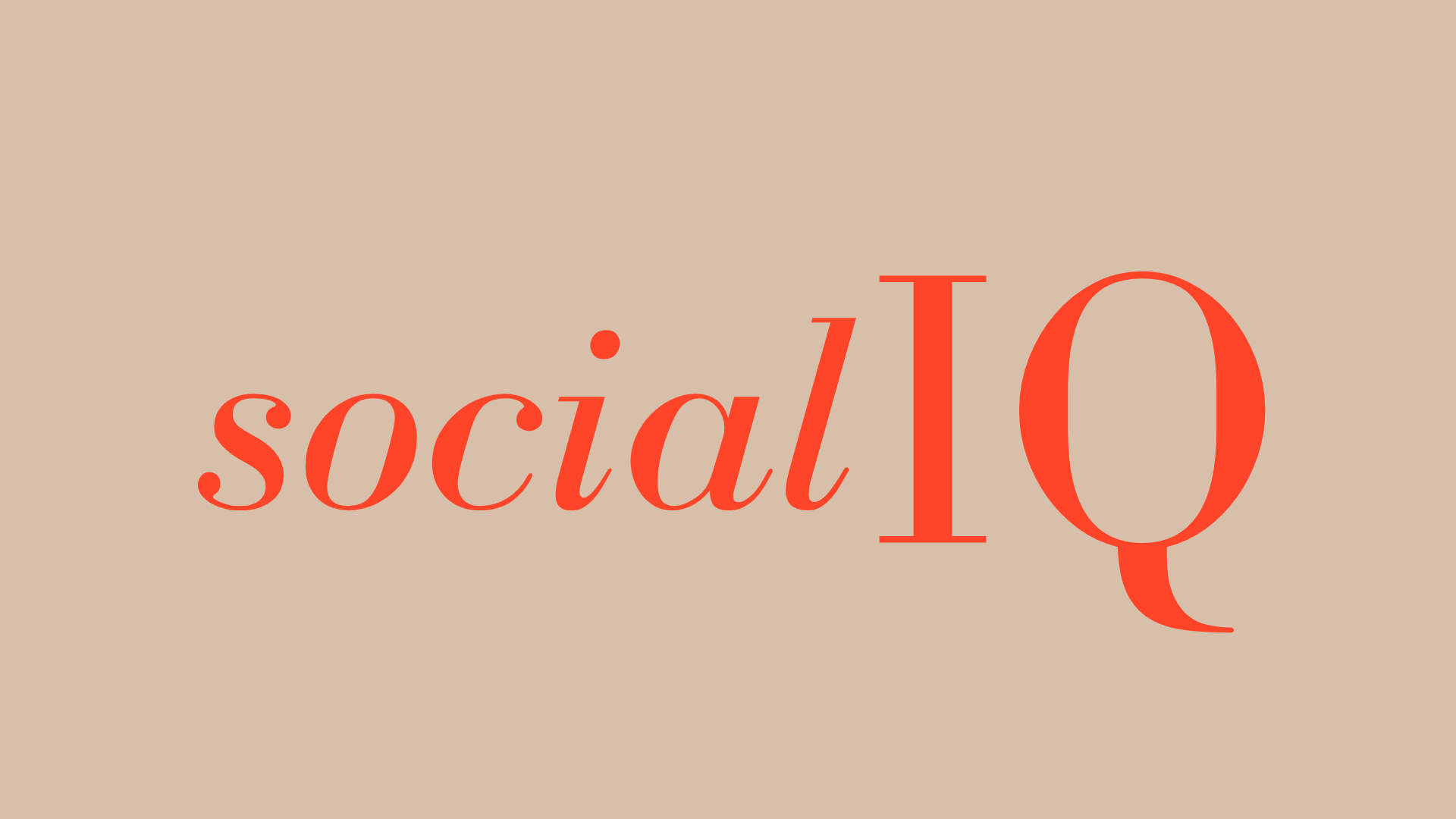 Social IQ: The Quiet Side of Personal Branding