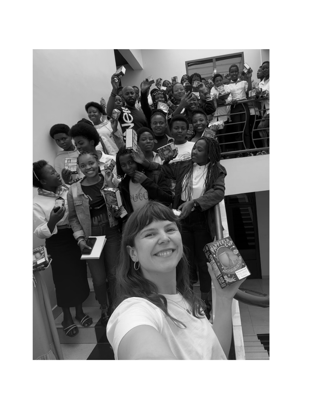 Sangira Menstrual Health Rwanda Kathy KAenzig Menstruation Periode Einhorn Gesundheit