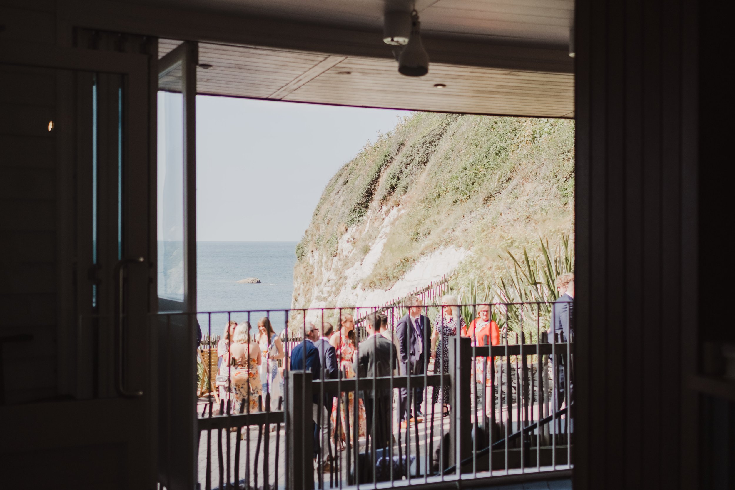 modern beach front wedding venue