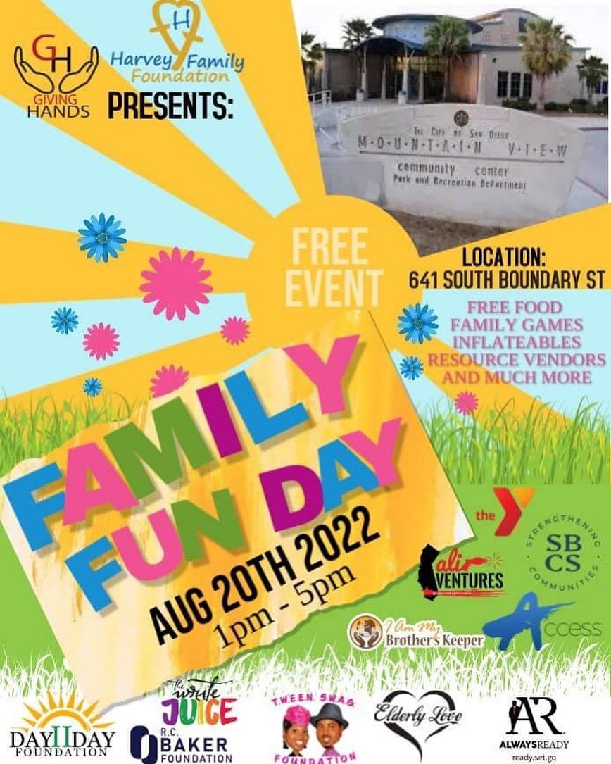 We&rsquo;re back with another amazing day for the community free food free resources and most of all free fun provided by @caliventure_party_rentals you don&rsquo;t want to miss this one&hellip;. Thank you to all the partners that are helping make th