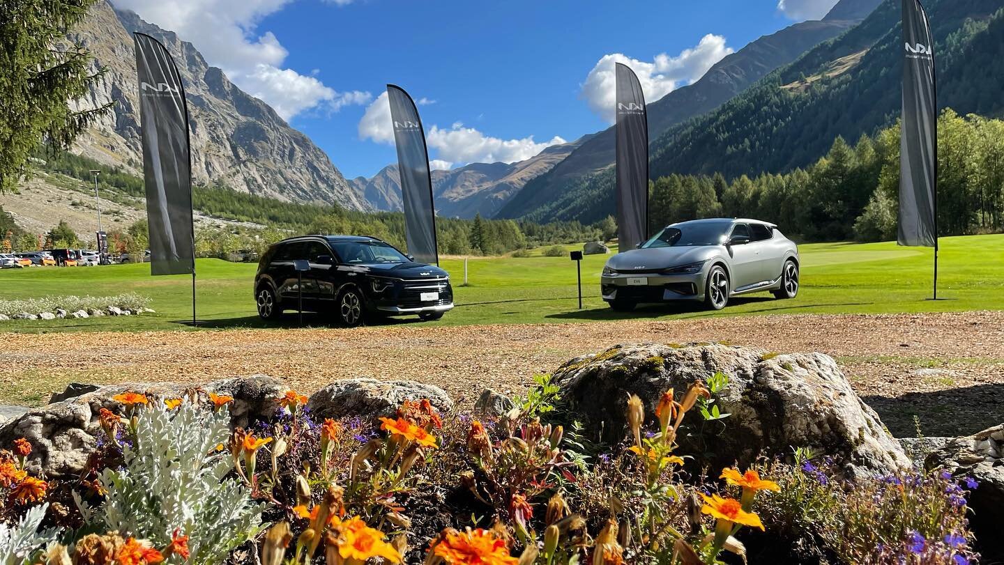 #kia #ev6gt #niro #golfclubcourmayeur