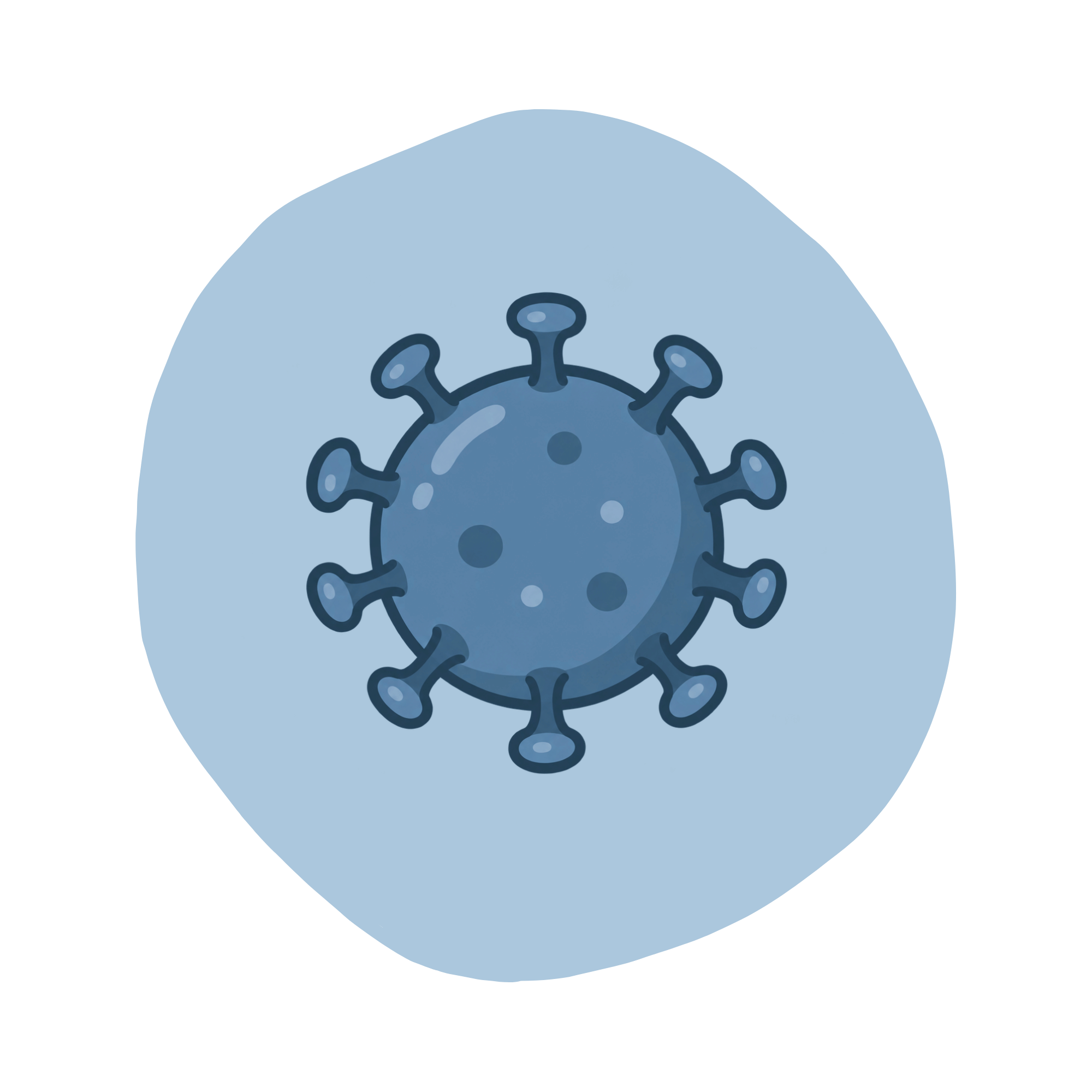 graphic depicting a virus