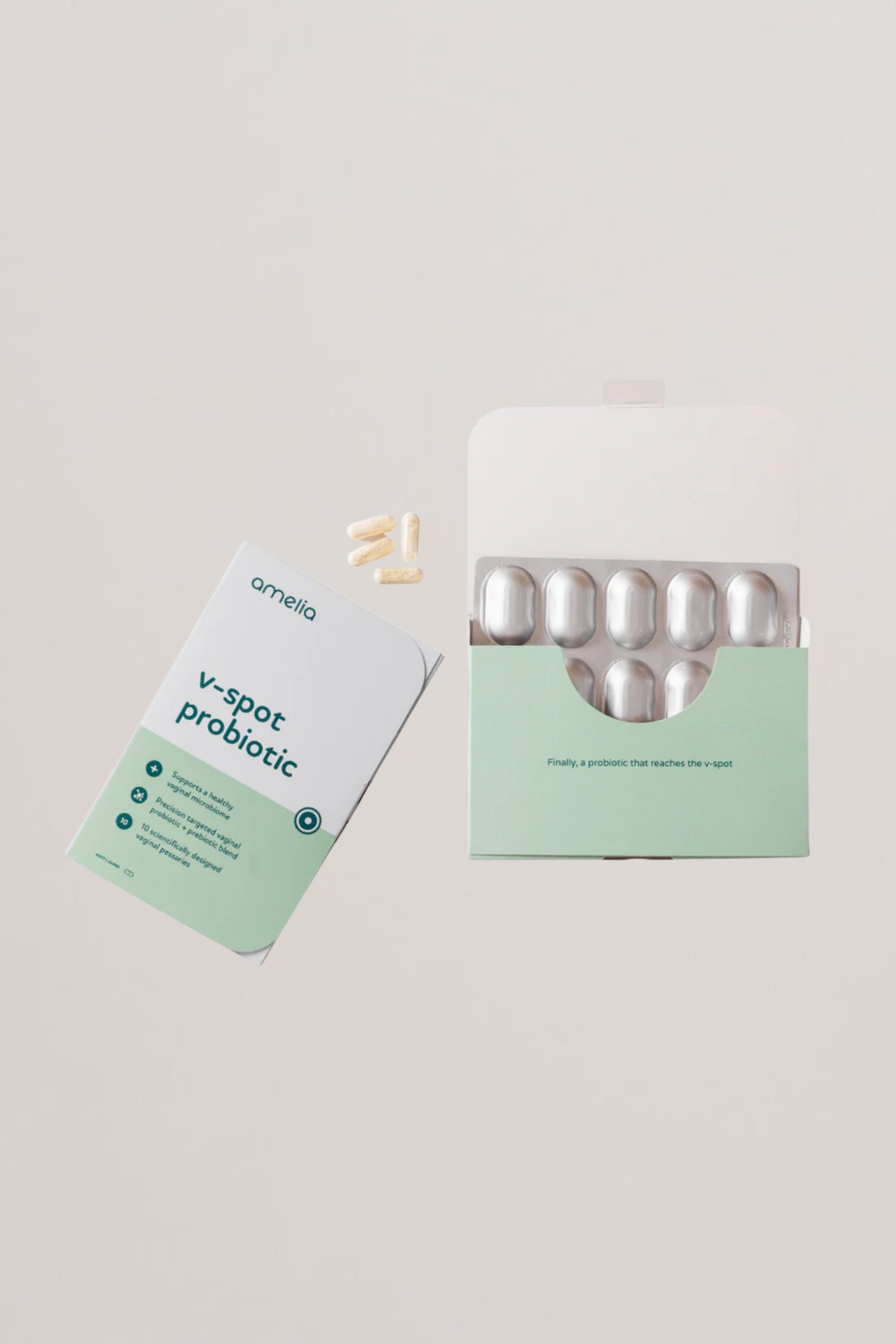 Amelia V Spot Probiotic – 10 Vaginal Pessaries