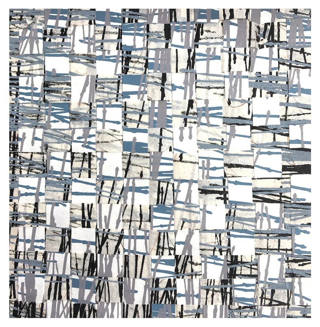  Frances Kiernan  
Screenprint weaving 