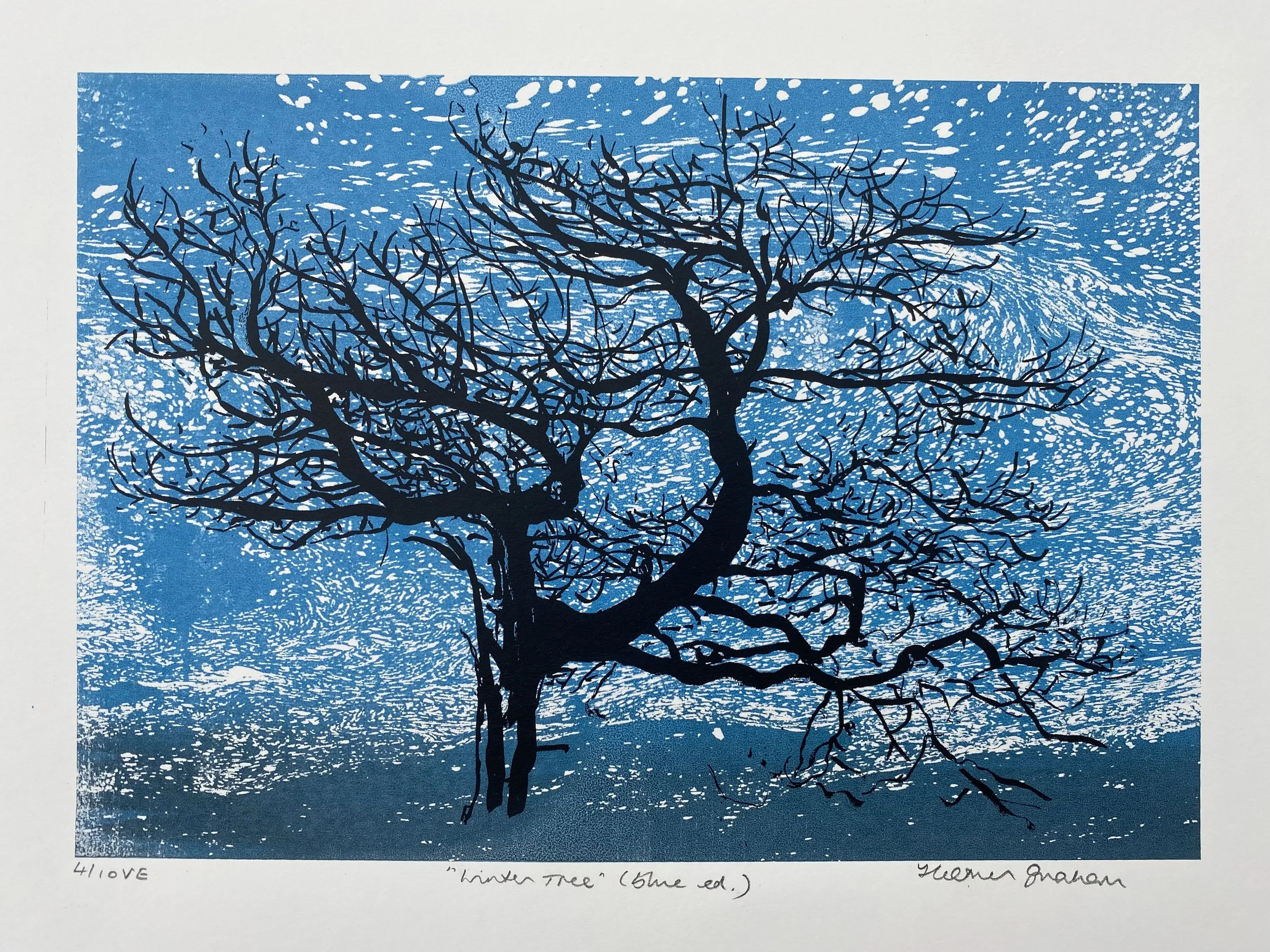 Winter Tree (Blue) - Heather Graham