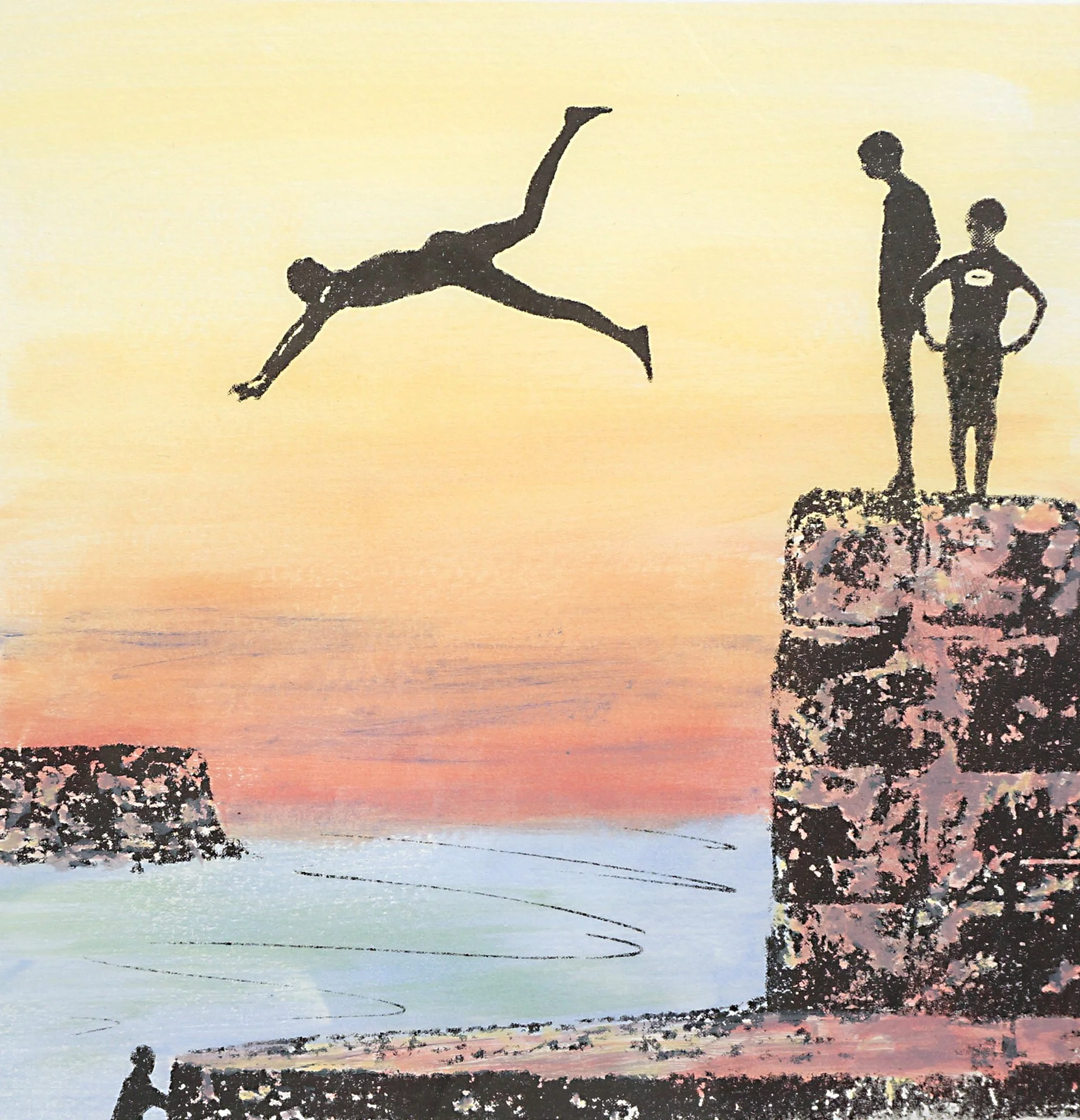 Sunset Diver - Alison Lumb
