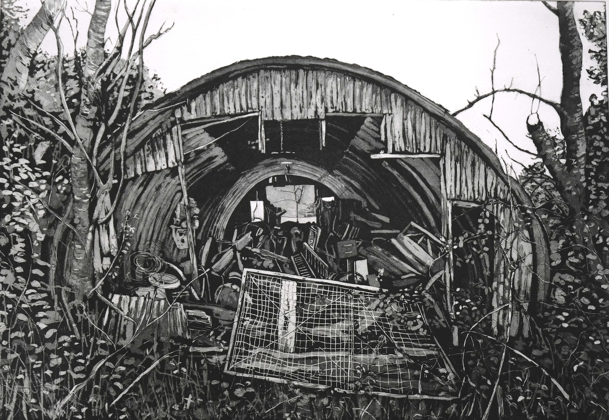 Nissen Hut, Wykehurst Farm - Peg Morris