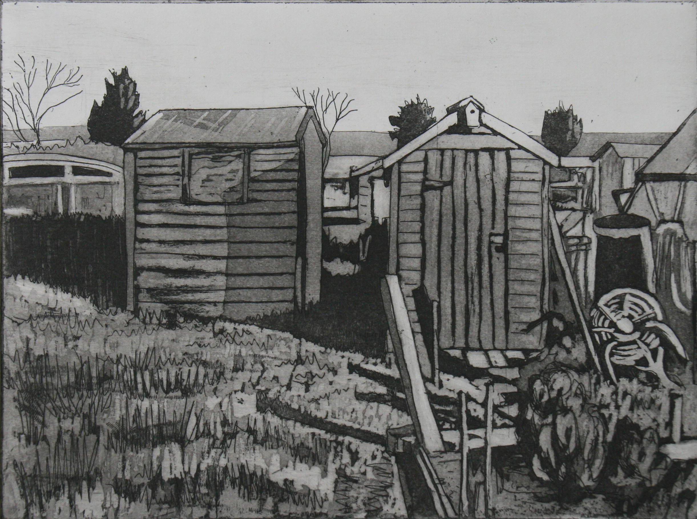 Sheds and Shadows - Peg Morris