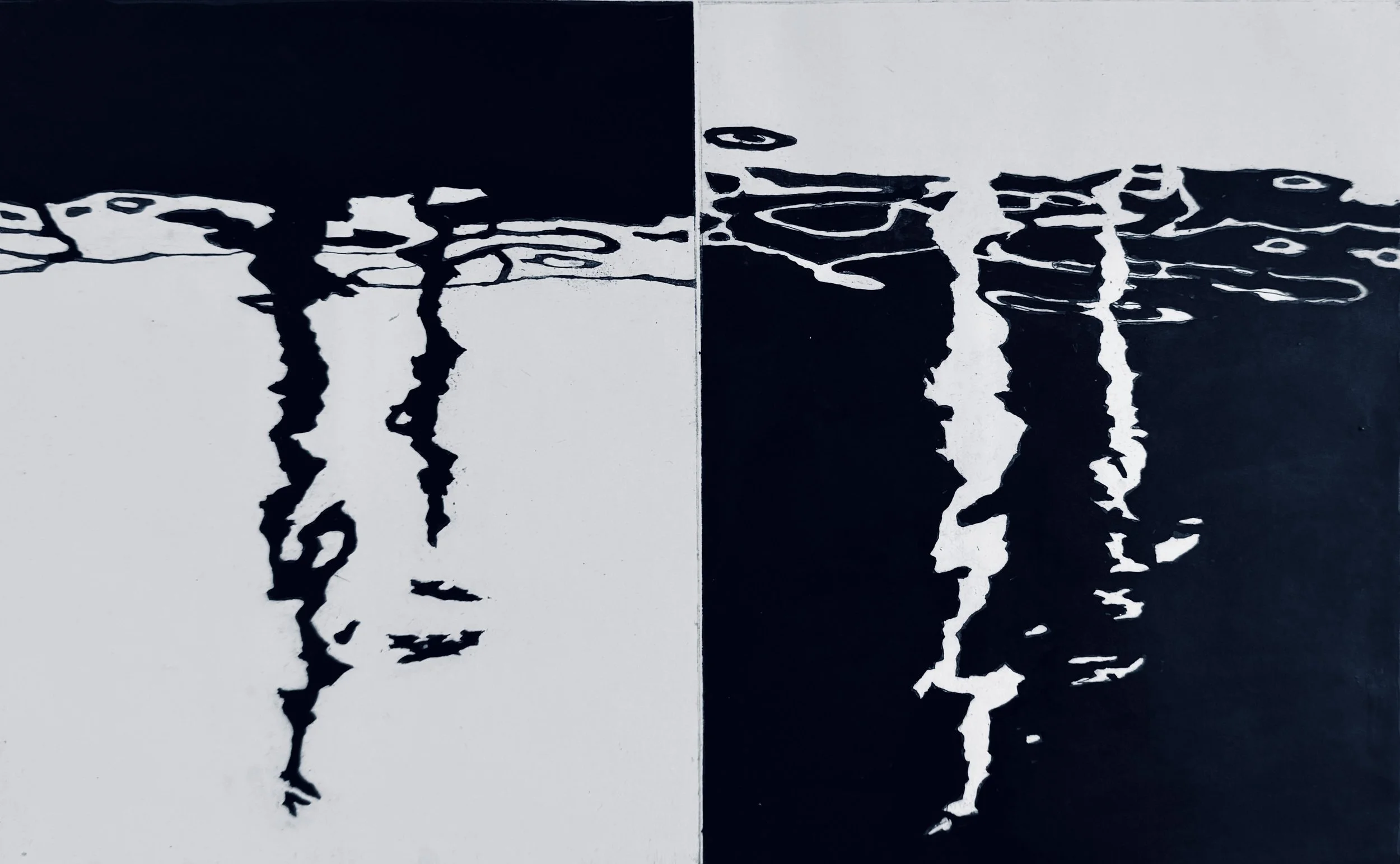 Abstract Reflections Night and Day - Buffy Kimm