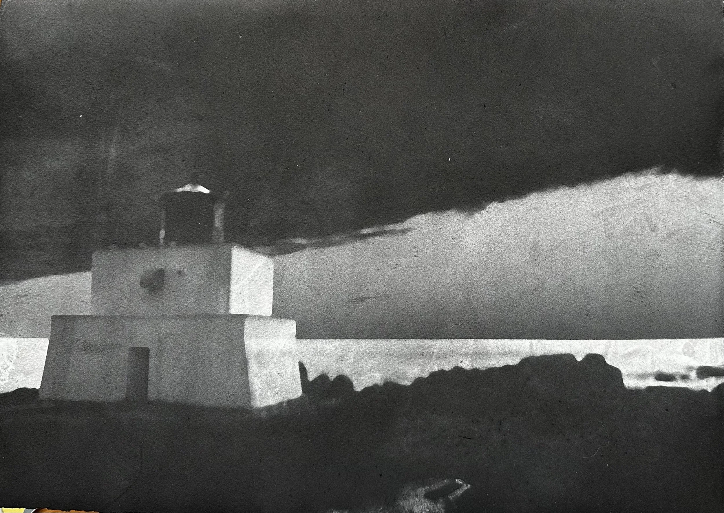  Deborah Hercun  
The mournful wail of the fog horn 