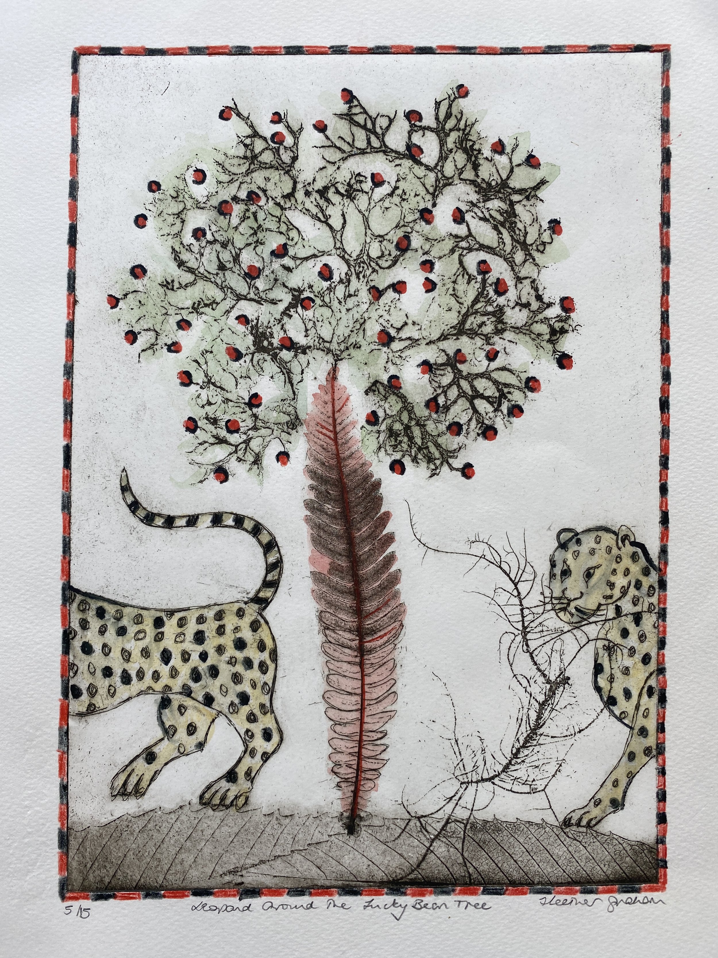 Leopard Around the Lucky Bean Tree - Heather Graham