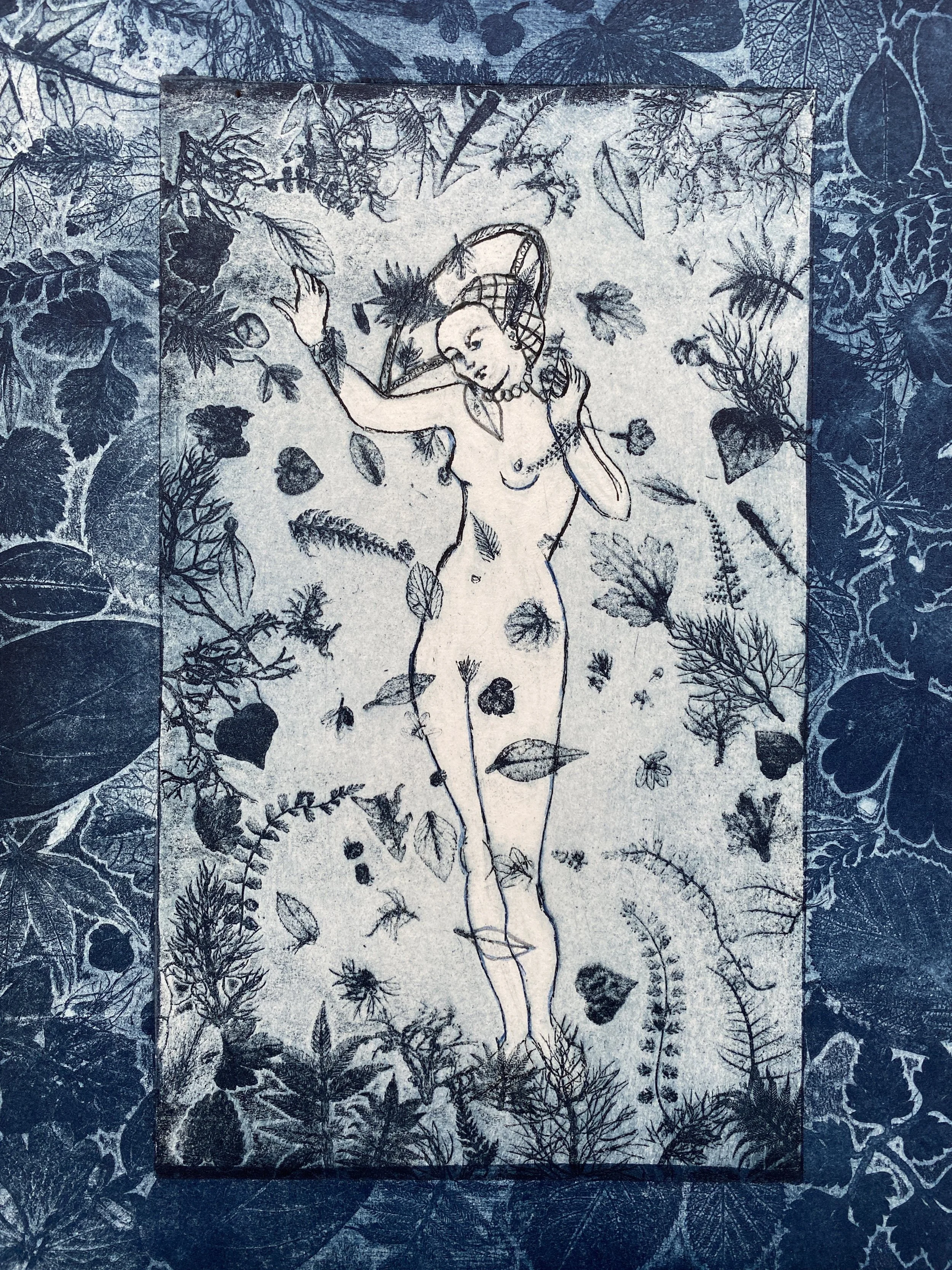 Garden Venus (homage to Cranach) - Heather Graham