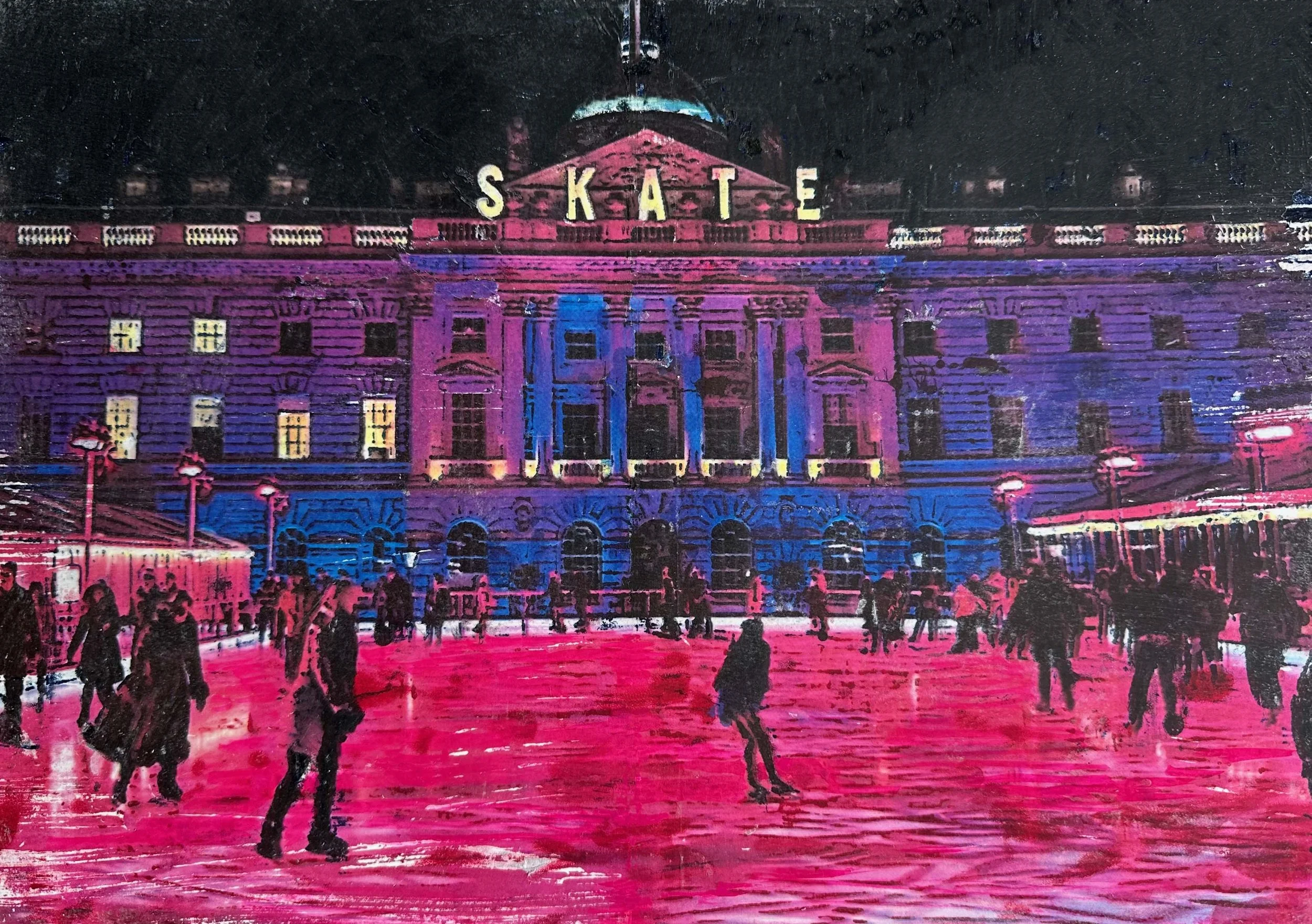  Night Skate  
Lithograph & Image Transfer 
42 x 29 cm