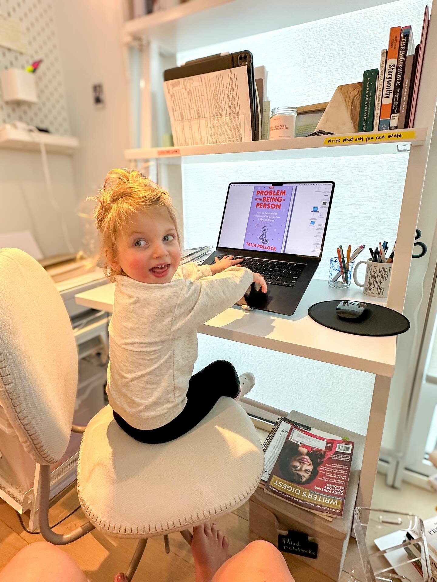 I almost quit writing this book three times. But this peanut proved that even if nothing matters in the cosmic sense (the existential-ish theme of the book), meaning can be found in crushed Cheerio dust (the heartfelt life lesson)&mdash;and that I sh