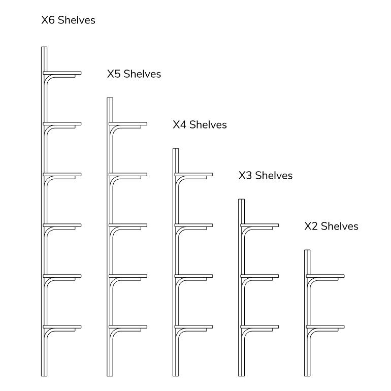 Mortise Board Shelves — Lozi Designs