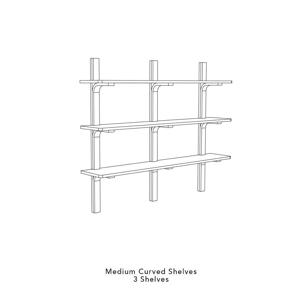 Mortise Board Shelves — Lozi Designs