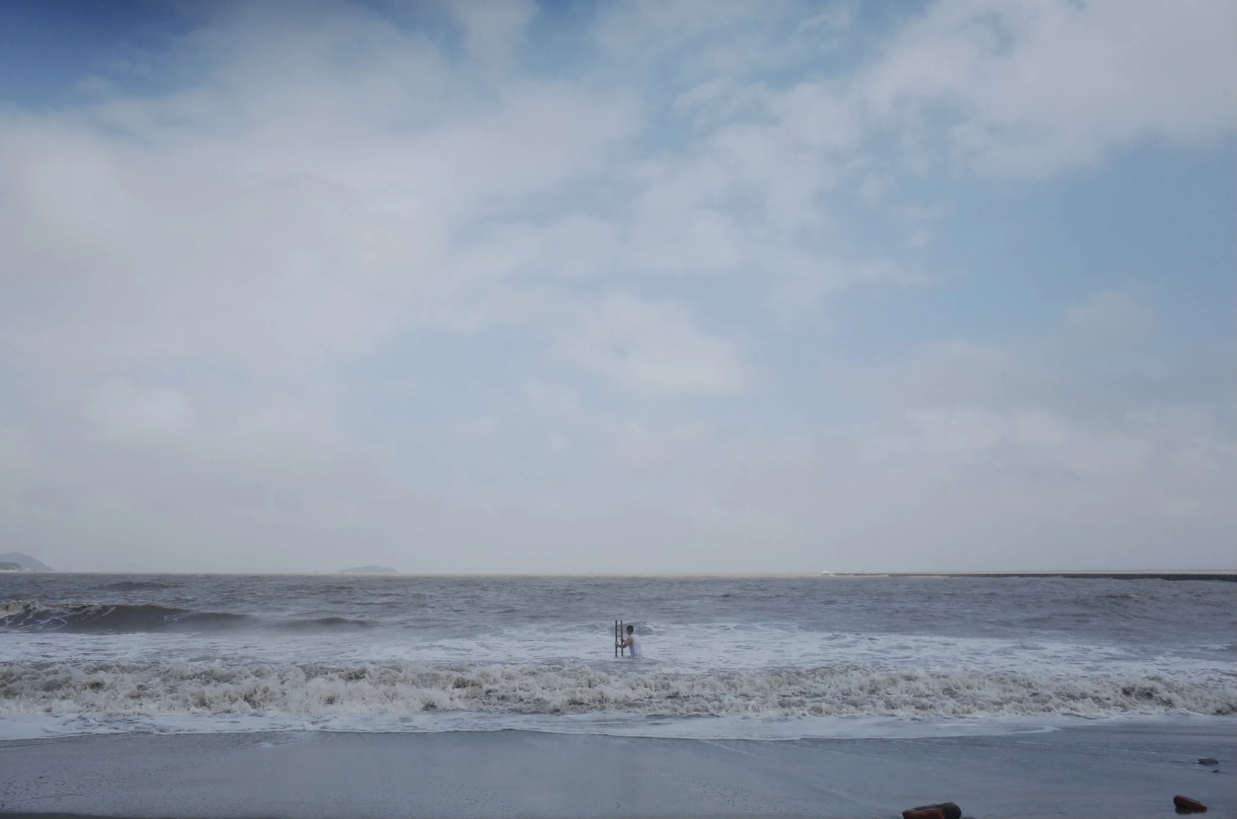 Climb out of the sea