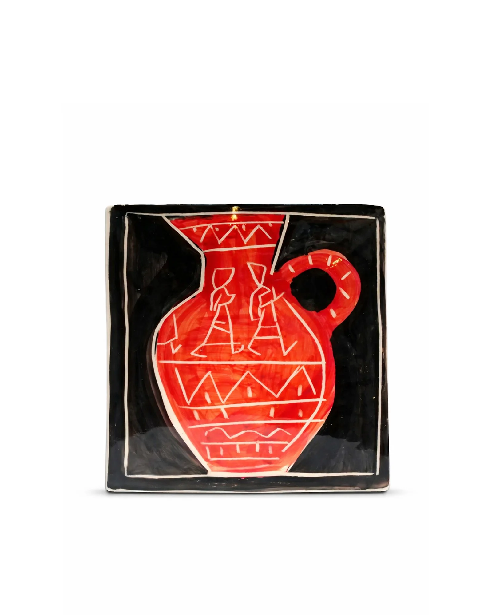 Baldosa Cántaro egipcio rojo